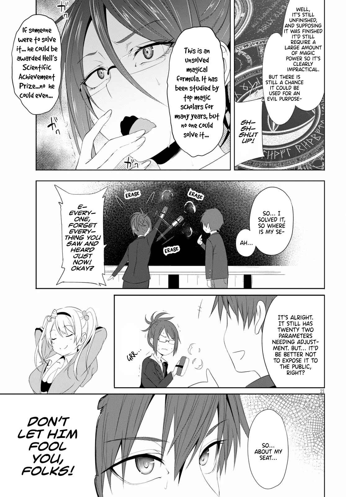 Page 22 Chapter 4 Maou Gakuen no Hangyakusha