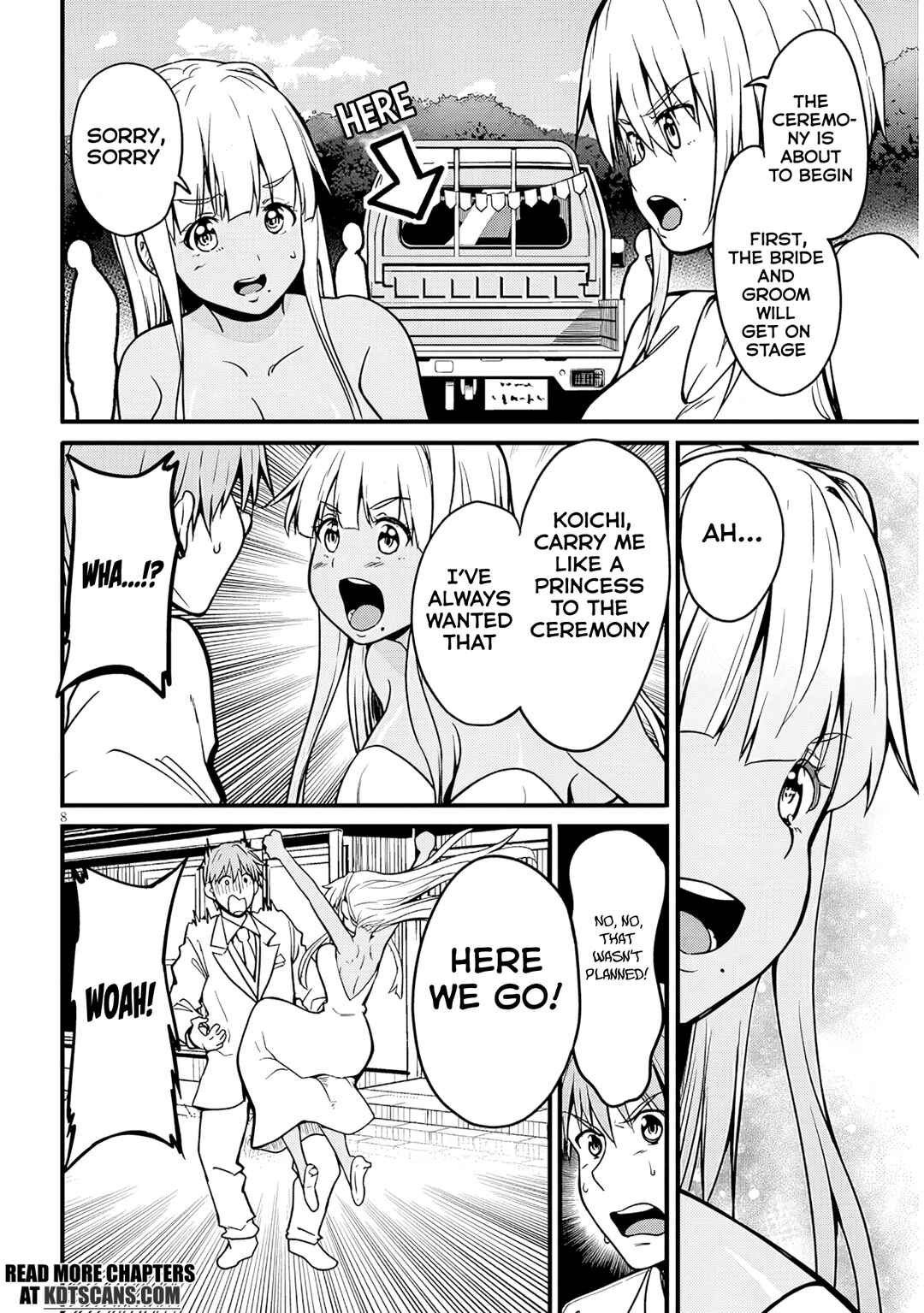 Page 8 Chapter 11 Inaka no Kuro Gal JK to Kekkon Shimashita