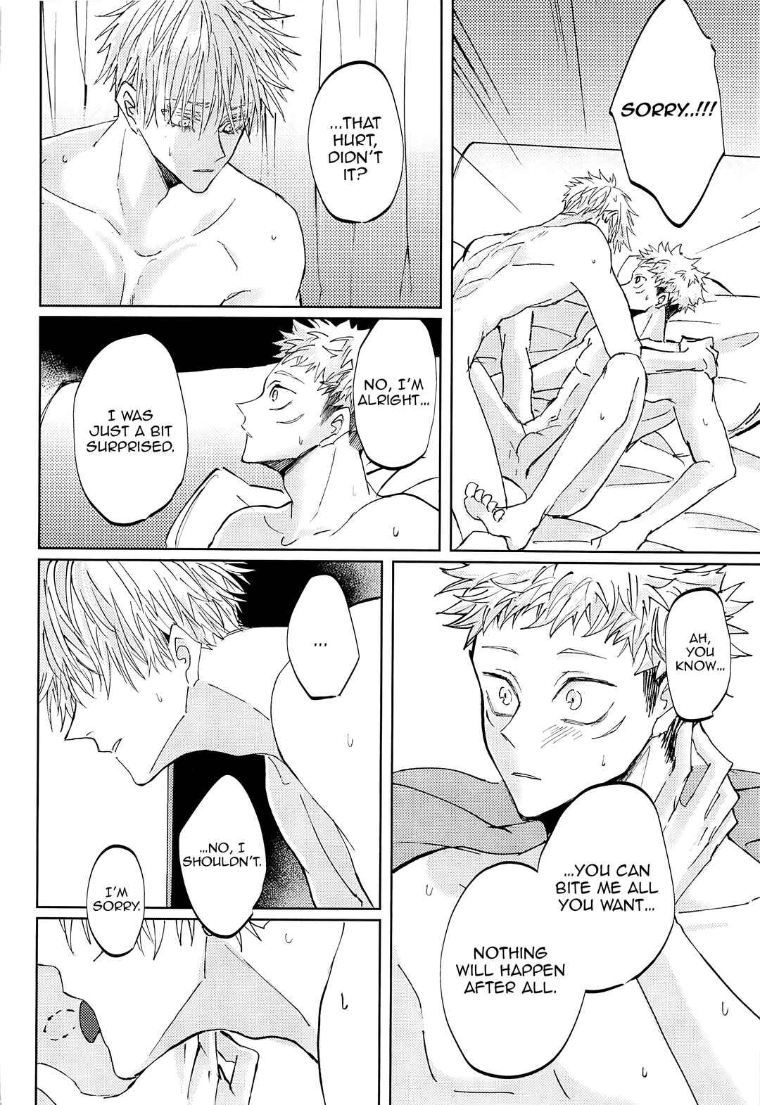 Page 13 Chapter Unknown_3784 Jujutsu Kaisen - Adabana wa Eien wo Chikaenai (Doujinshi)