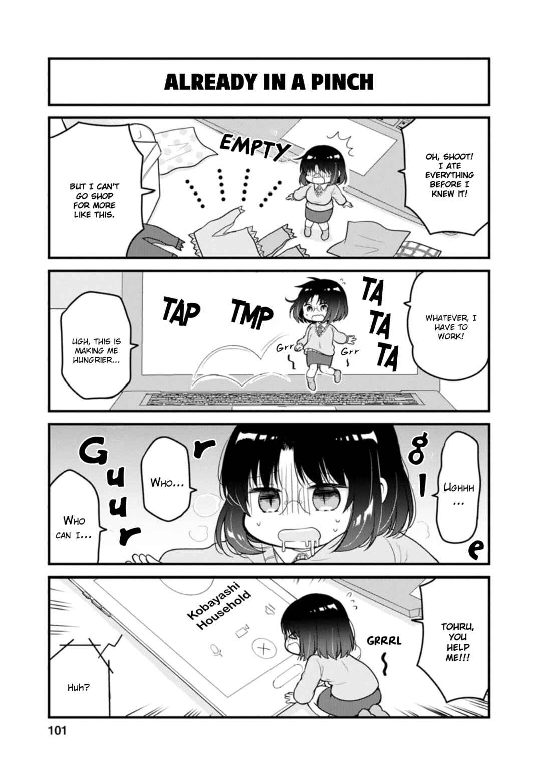 Page 5 Chapter 52 Kobayashi-san Chi no Maid Dragon - Elma OL Nikki
