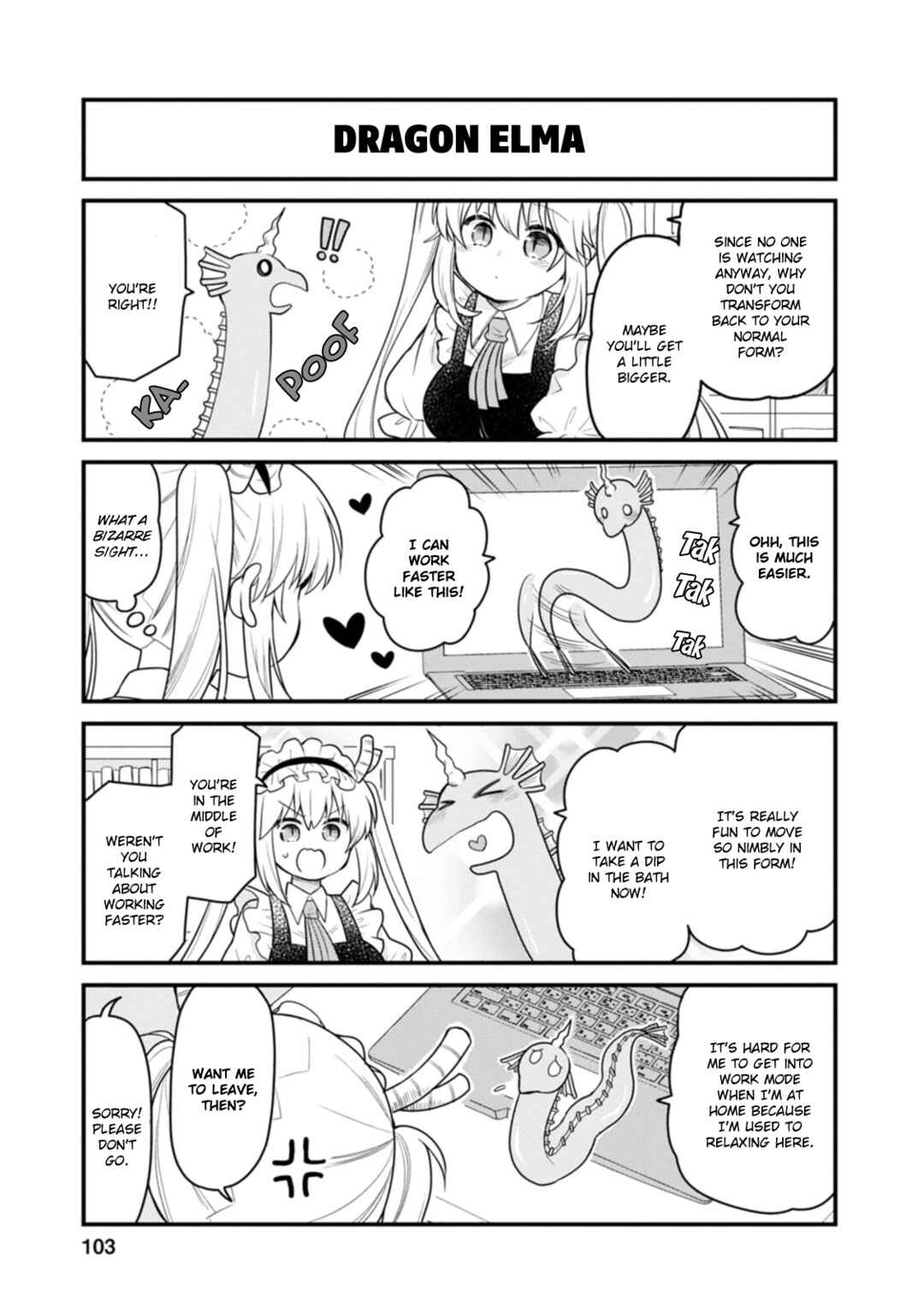 Page 7 Chapter 52 Kobayashi-san Chi no Maid Dragon - Elma OL Nikki