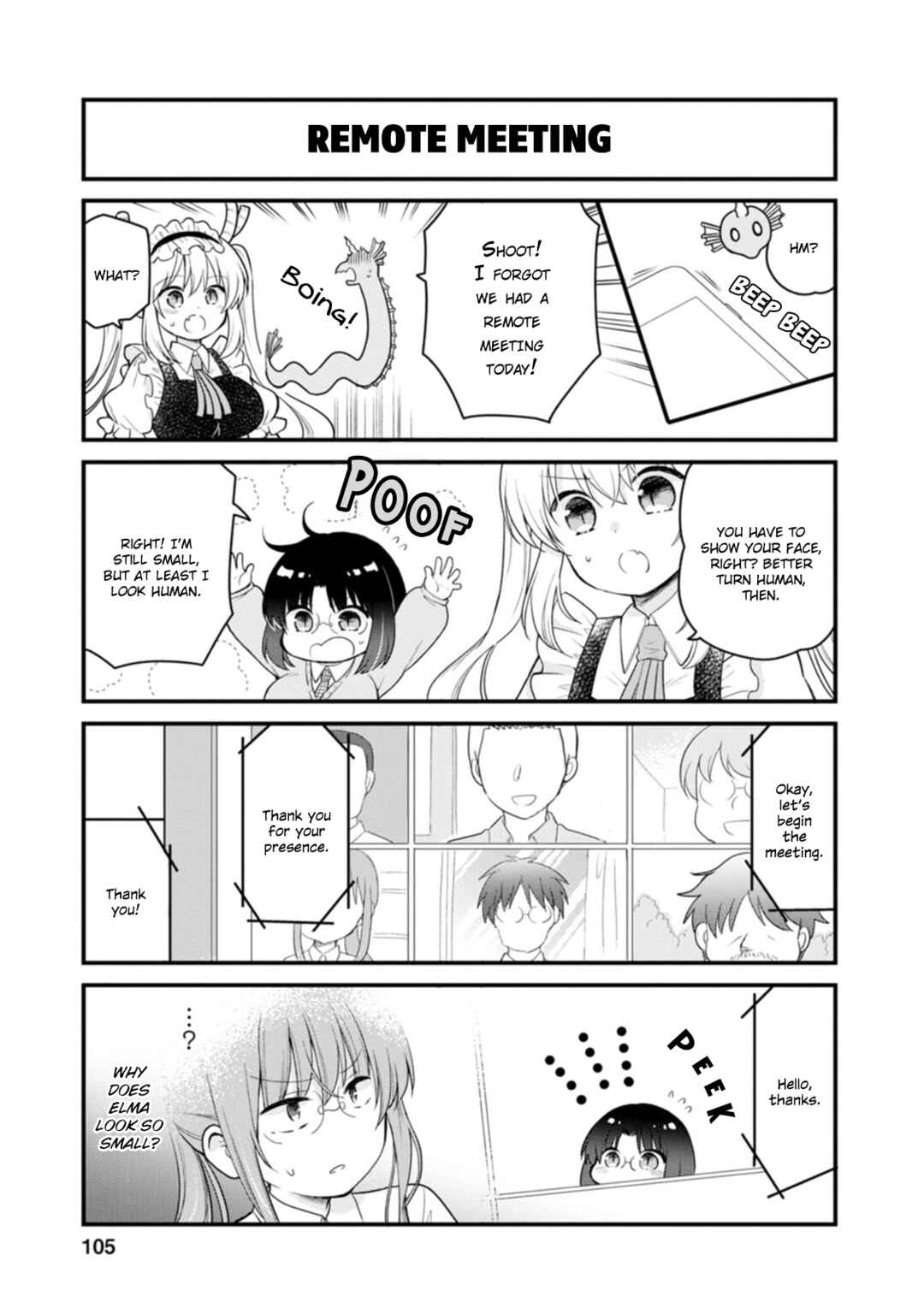 Page 9 Chapter 52 Kobayashi-san Chi no Maid Dragon - Elma OL Nikki