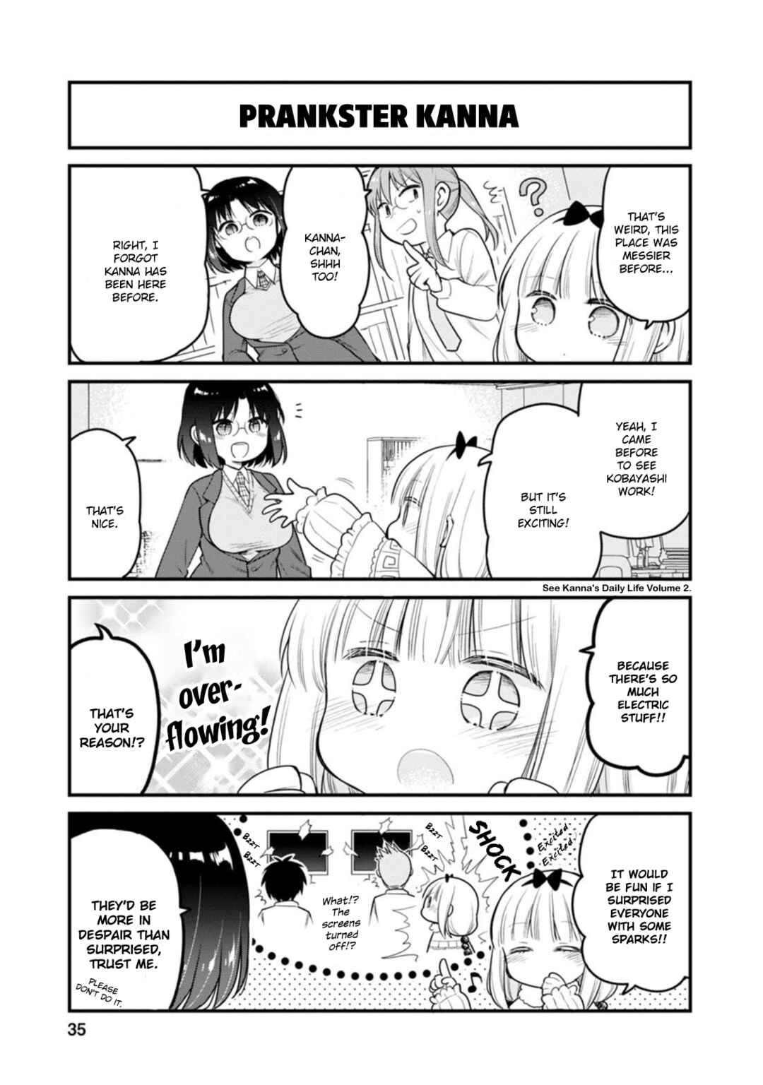 Page 3 Chapter 57 Kobayashi-san Chi no Maid Dragon - Elma OL Nikki
