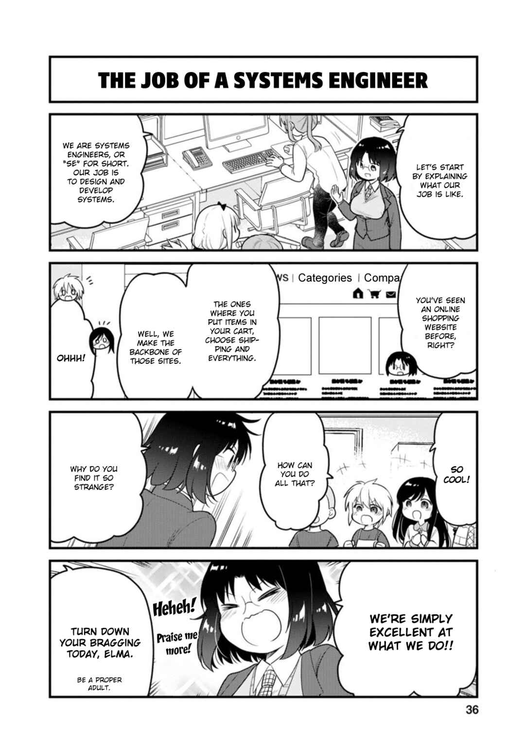 Page 4 Chapter 57 Kobayashi-san Chi no Maid Dragon - Elma OL Nikki