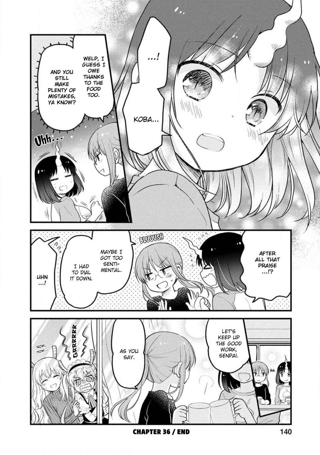 Page 14 Chapter 36 Kobayashi-san Chi no Maid Dragon - Elma OL Nikki