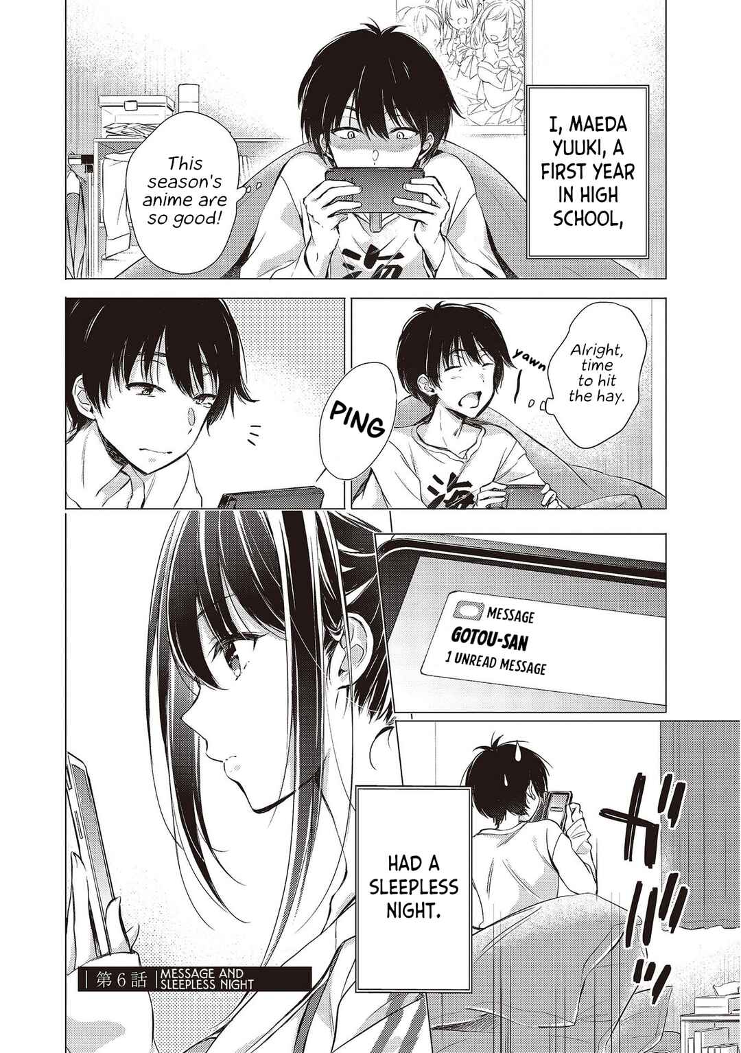 Page 1 Chapter 6 Gotou-san wa Furimukasetai!