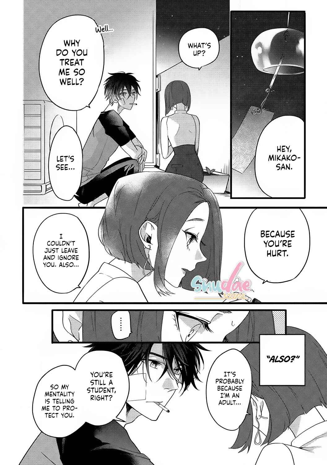Page 18 Chapter 4 Jumpaku Dress ni Akaiito Kiss kara Hajimaru Dekiaikon