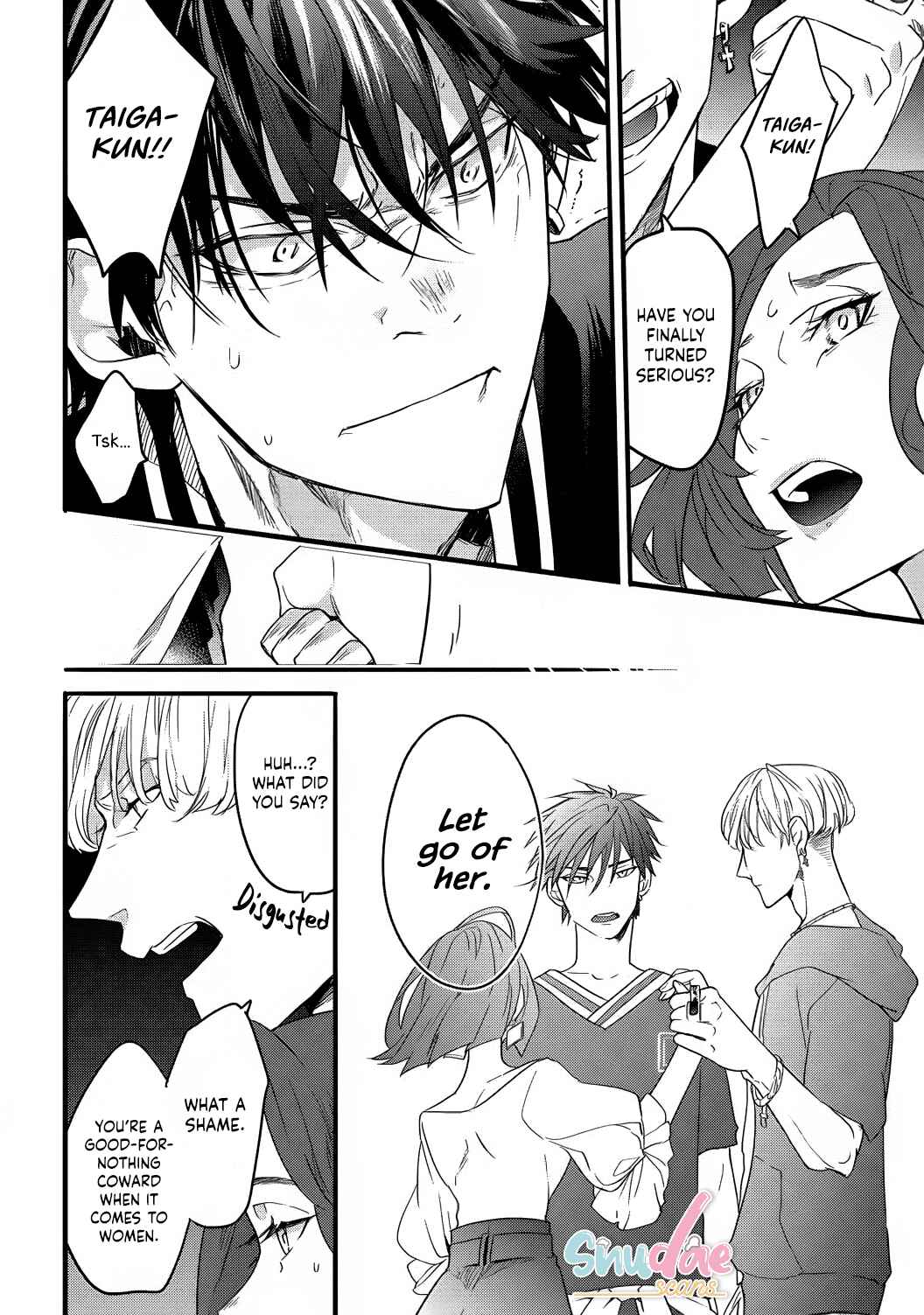Page 36 Chapter 4 Jumpaku Dress ni Akaiito Kiss kara Hajimaru Dekiaikon