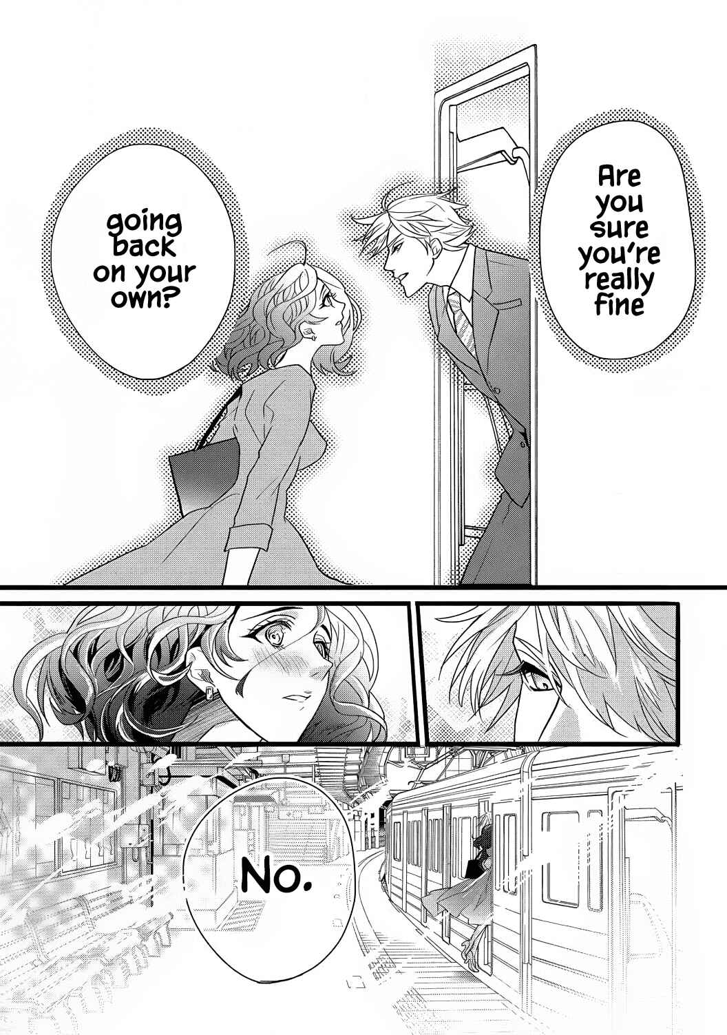 Page 11 Chapter 3 Jumpaku Dress ni Akaiito Kiss kara Hajimaru Dekiaikon