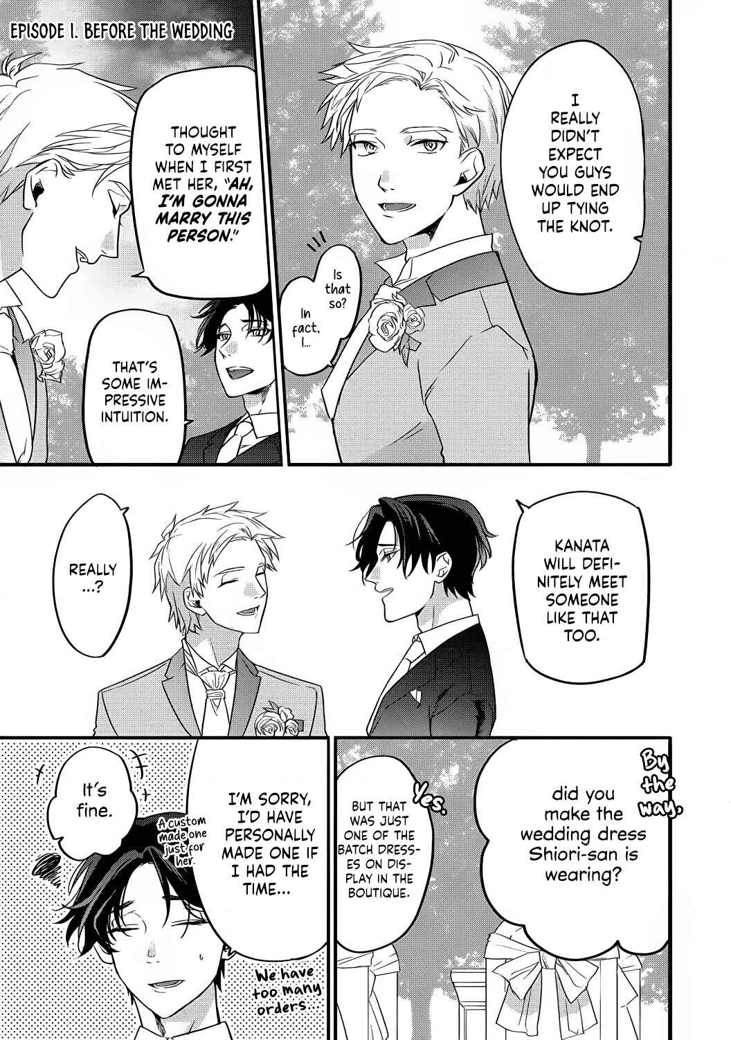 Page 5 Chapter 5 Jumpaku Dress ni Akaiito Kiss kara Hajimaru Dekiaikon