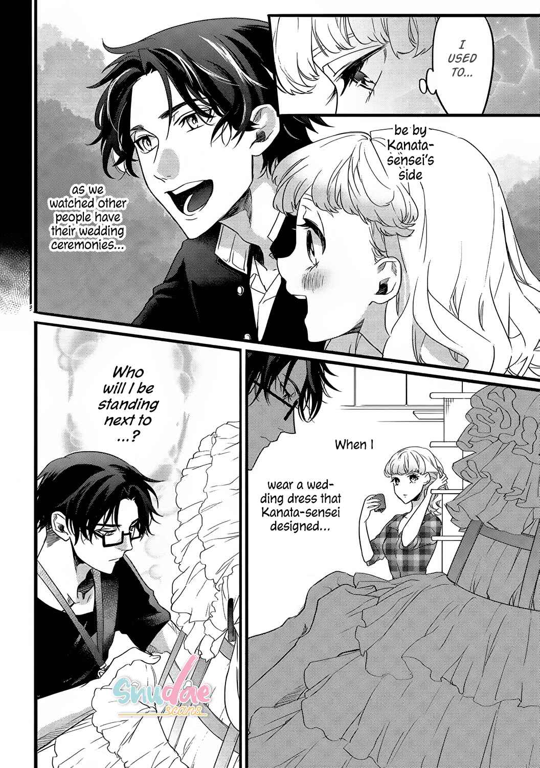 Page 28 Chapter 1 Jumpaku Dress ni Akaiito Kiss kara Hajimaru Dekiaikon