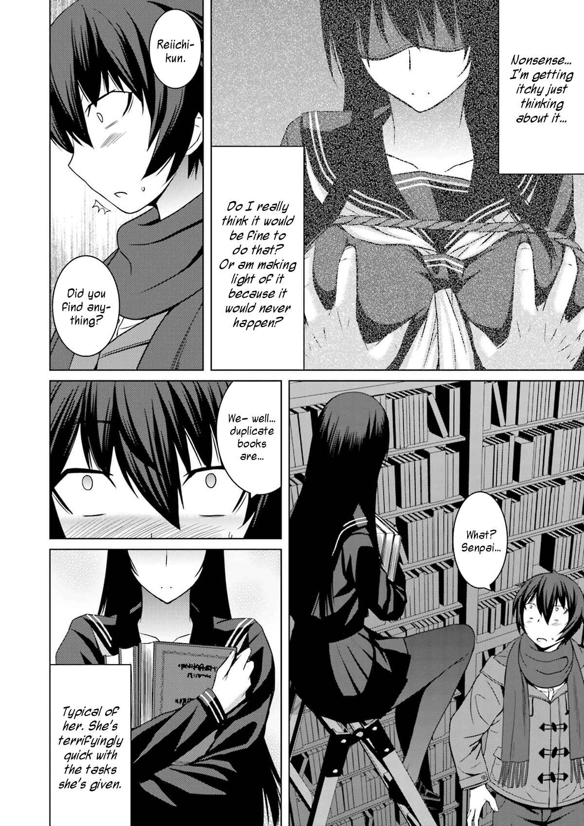 Page 12 Chapter 6 Kuro-senpai to Kuroyashiki no Yami ni Mayowanai