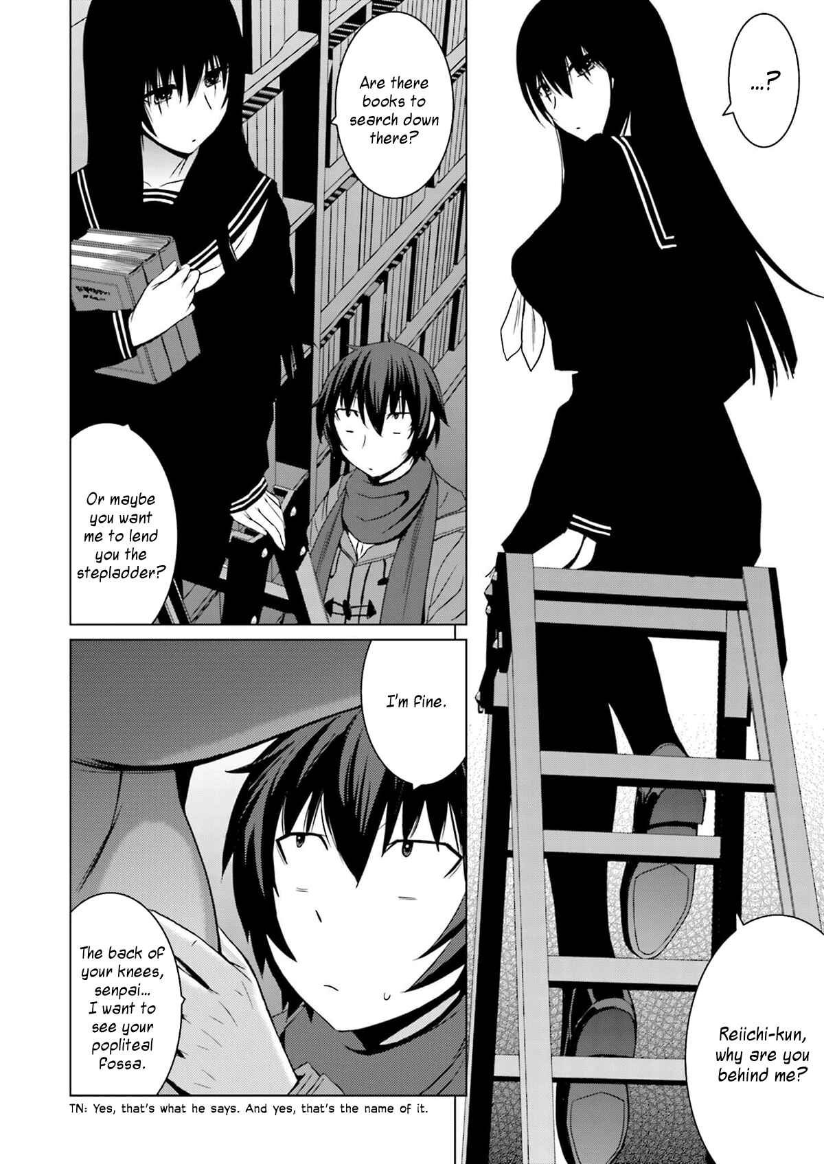 Page 14 Chapter 6 Kuro-senpai to Kuroyashiki no Yami ni Mayowanai