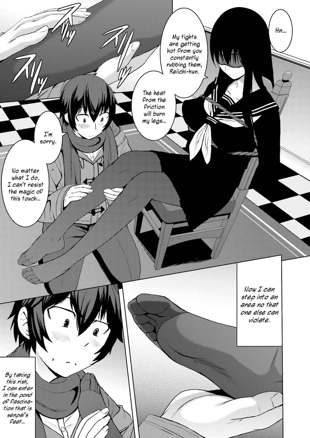 Page 19 Chapter 4 Kuro-senpai to Kuroyashiki no Yami ni Mayowanai