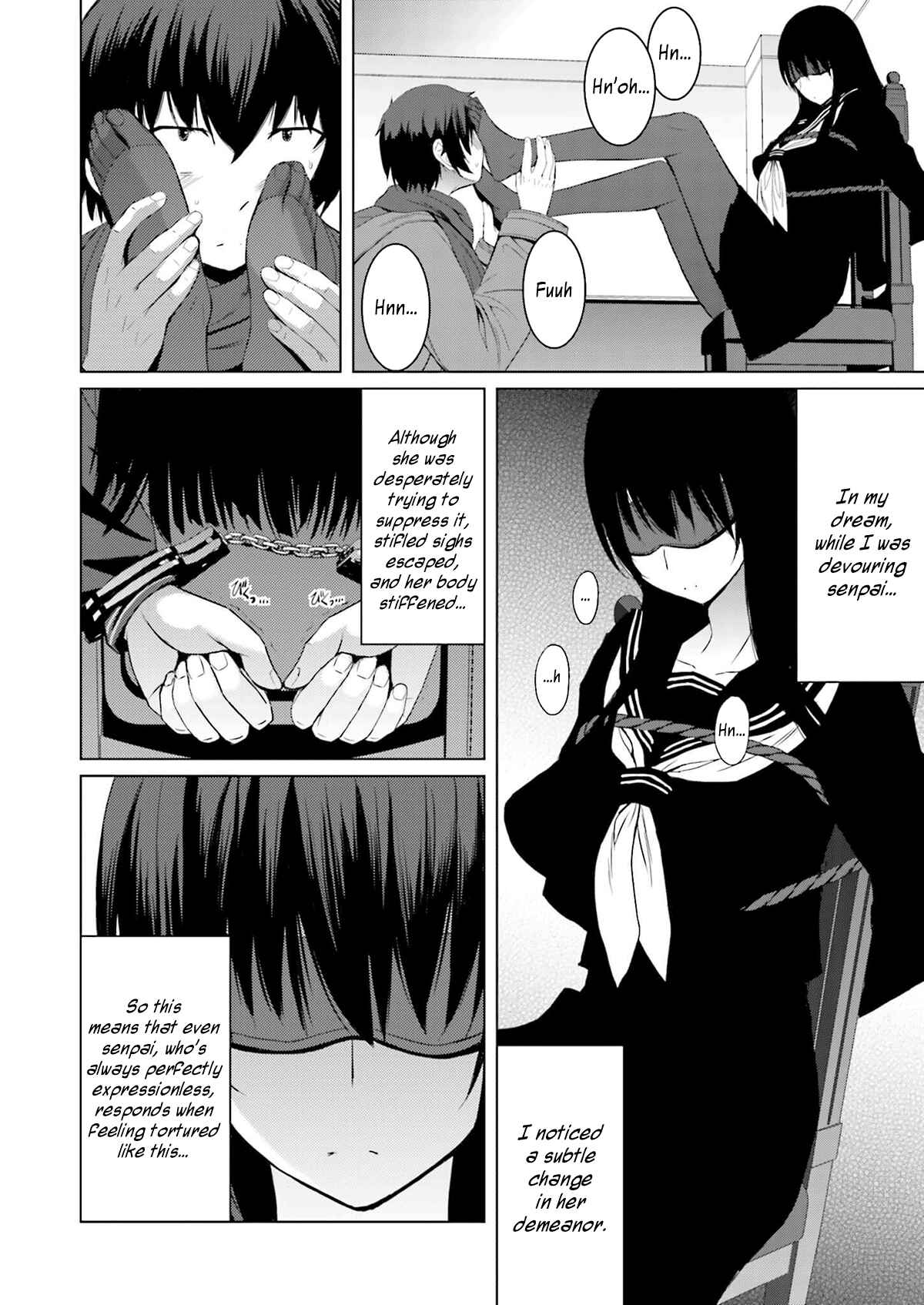 Page 22 Chapter 4 Kuro-senpai to Kuroyashiki no Yami ni Mayowanai