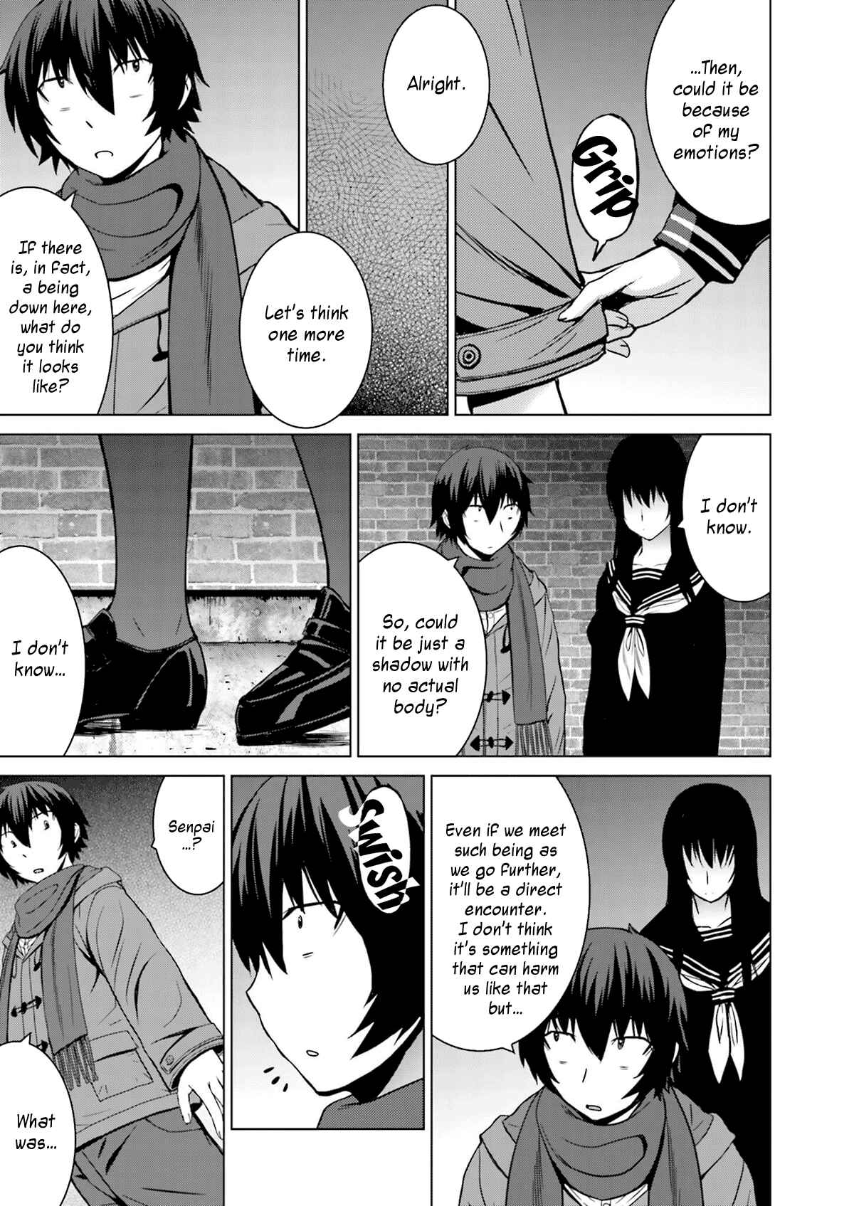 Page 13 Chapter 9 Kuro-senpai to Kuroyashiki no Yami ni Mayowanai