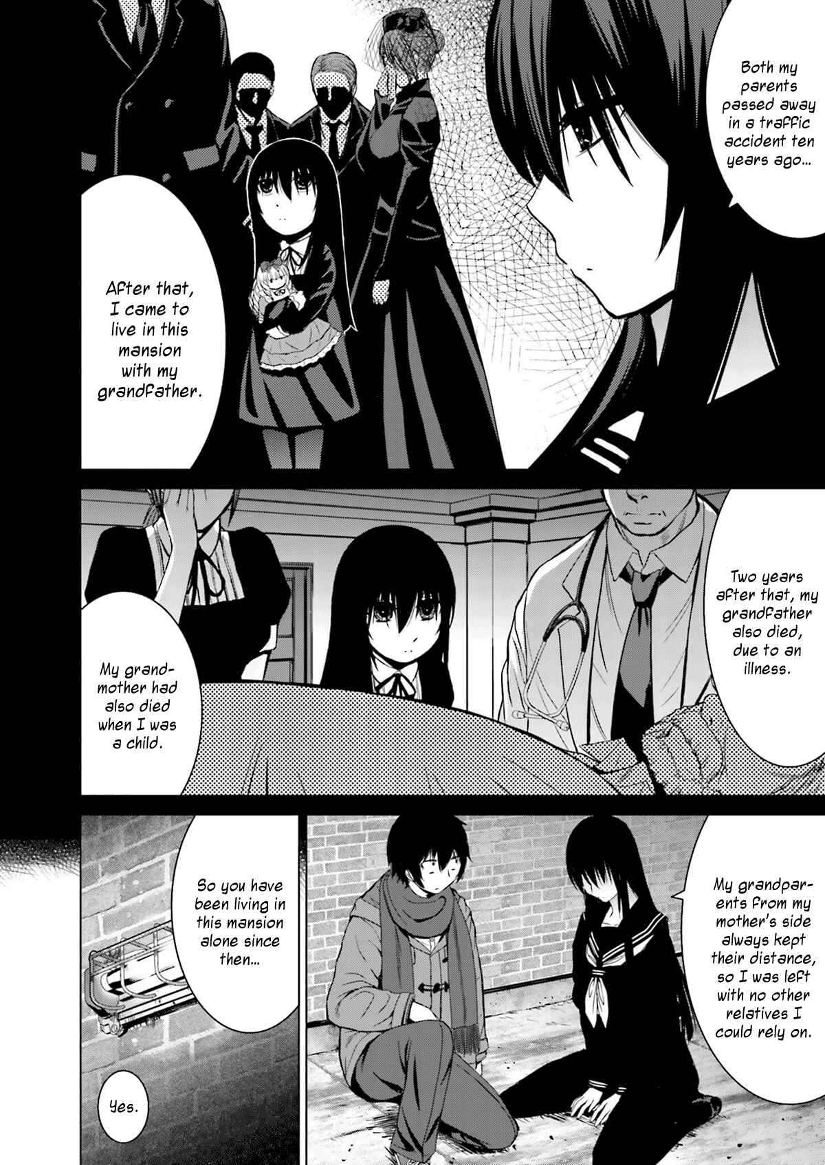 Page 4 Chapter 9 Kuro-senpai to Kuroyashiki no Yami ni Mayowanai