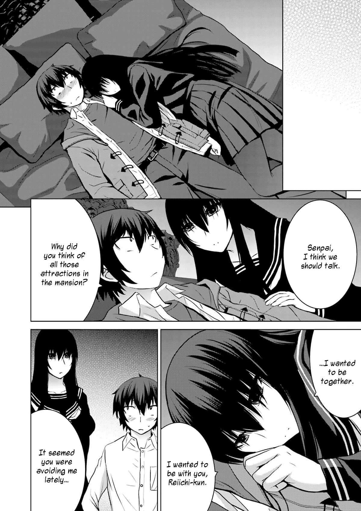 Page 15 Chapter 8 Kuro-senpai to Kuroyashiki no Yami ni Mayowanai