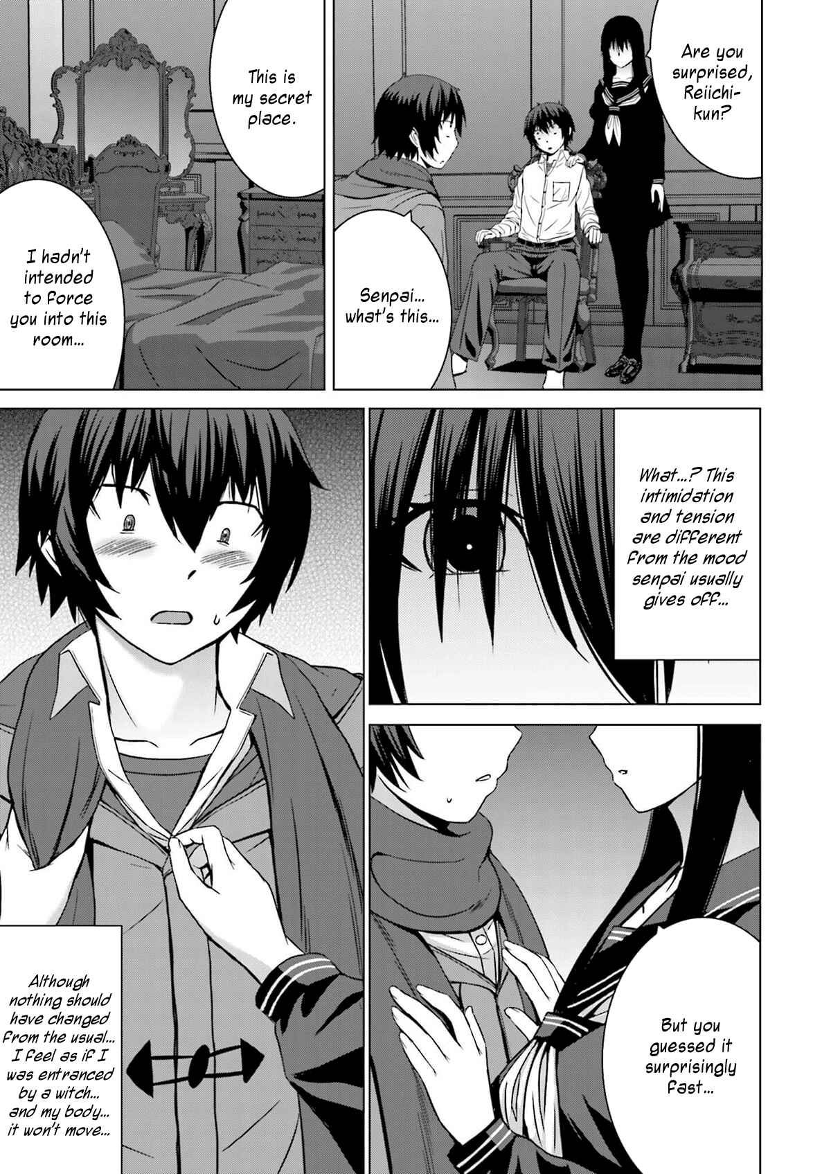 Page 5 Chapter 8 Kuro-senpai to Kuroyashiki no Yami ni Mayowanai