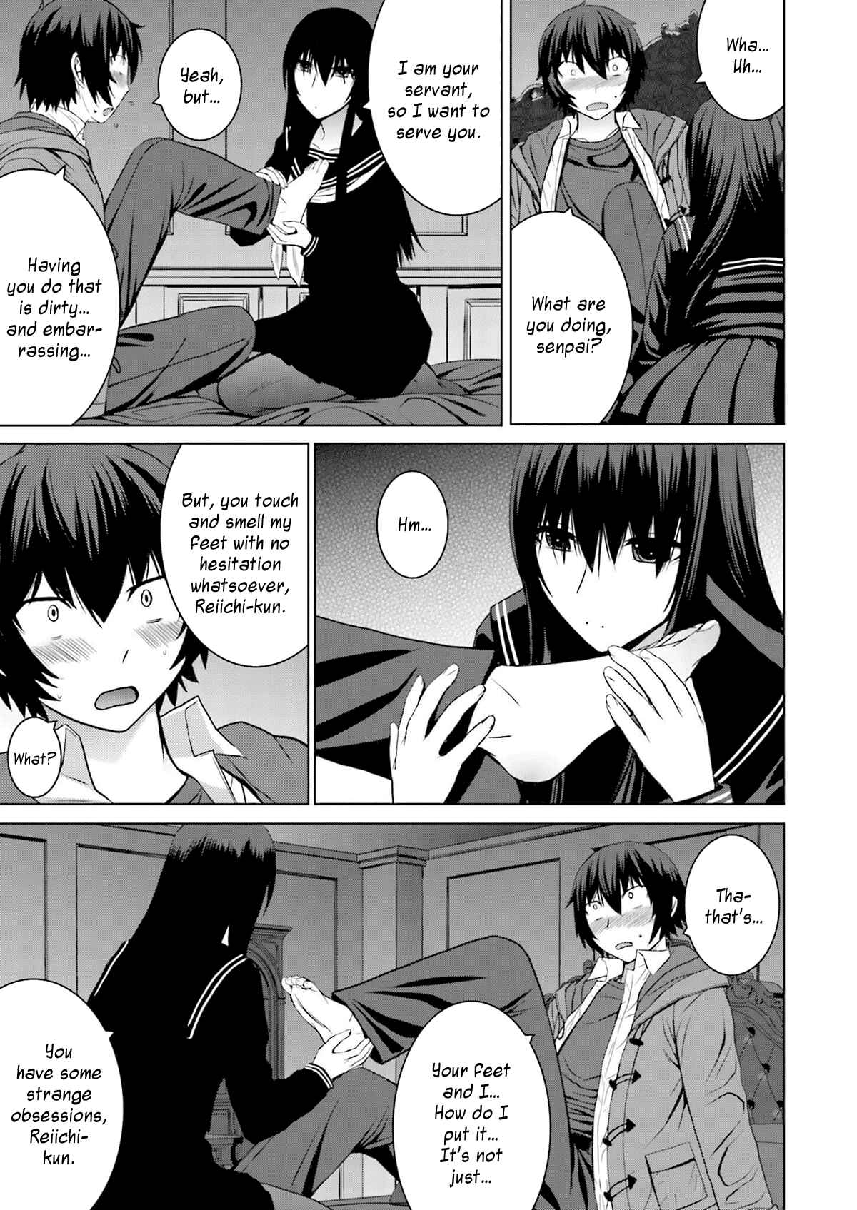 Page 9 Chapter 8 Kuro-senpai to Kuroyashiki no Yami ni Mayowanai