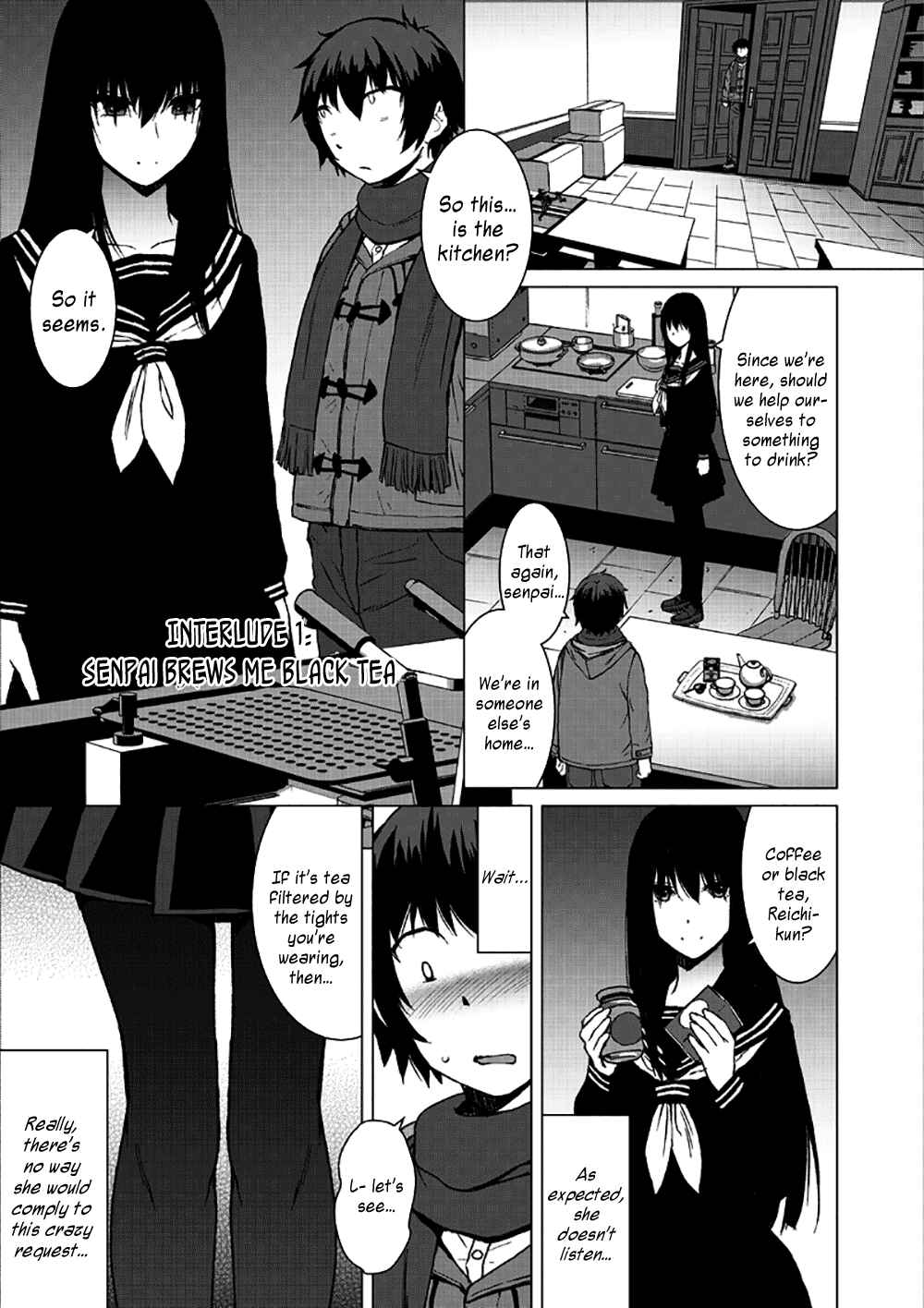 Page 1 Chapter 10.2 Kuro-senpai to Kuroyashiki no Yami ni Mayowanai