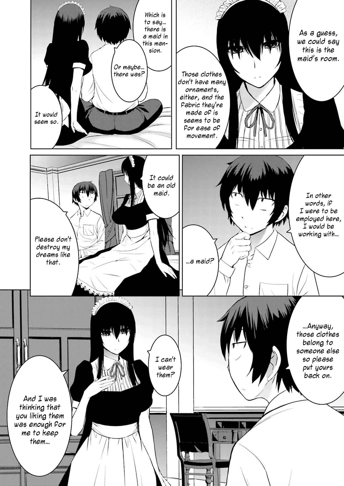 Page 8 Chapter 5 Kuro-senpai to Kuroyashiki no Yami ni Mayowanai