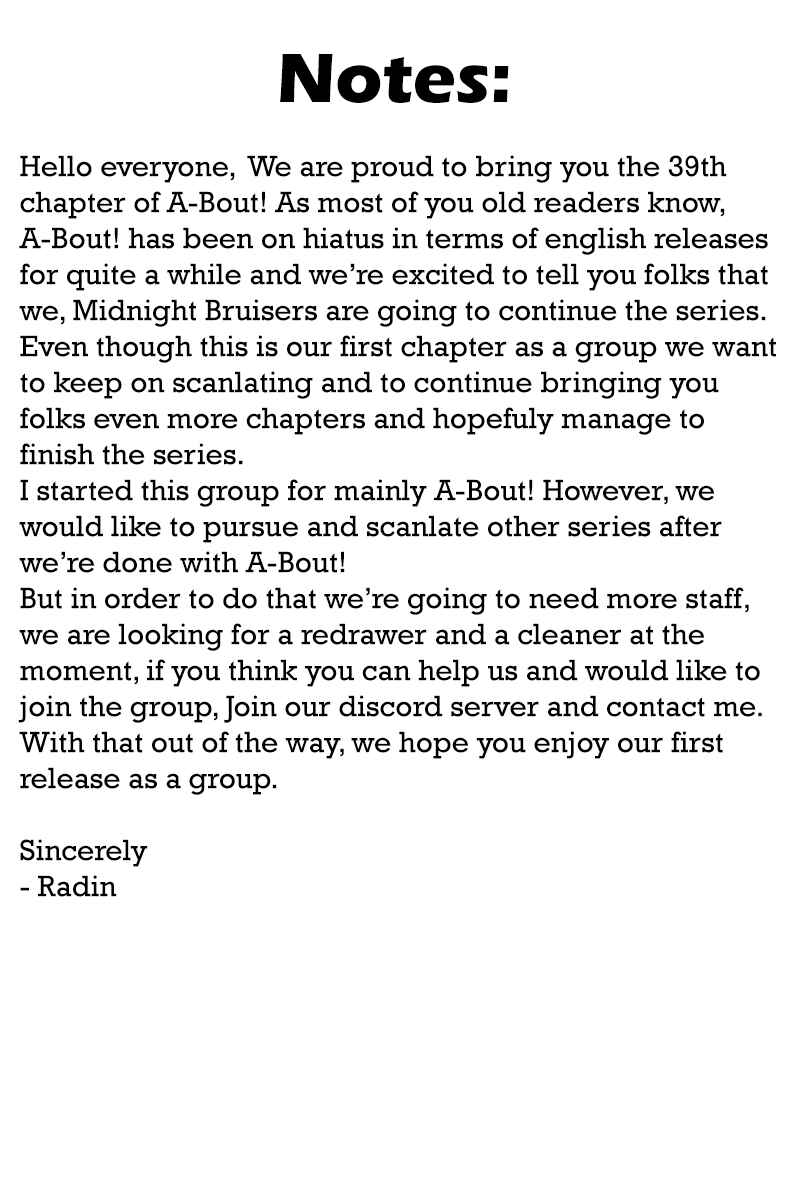 Page 21 Chapter 39 A-bout!