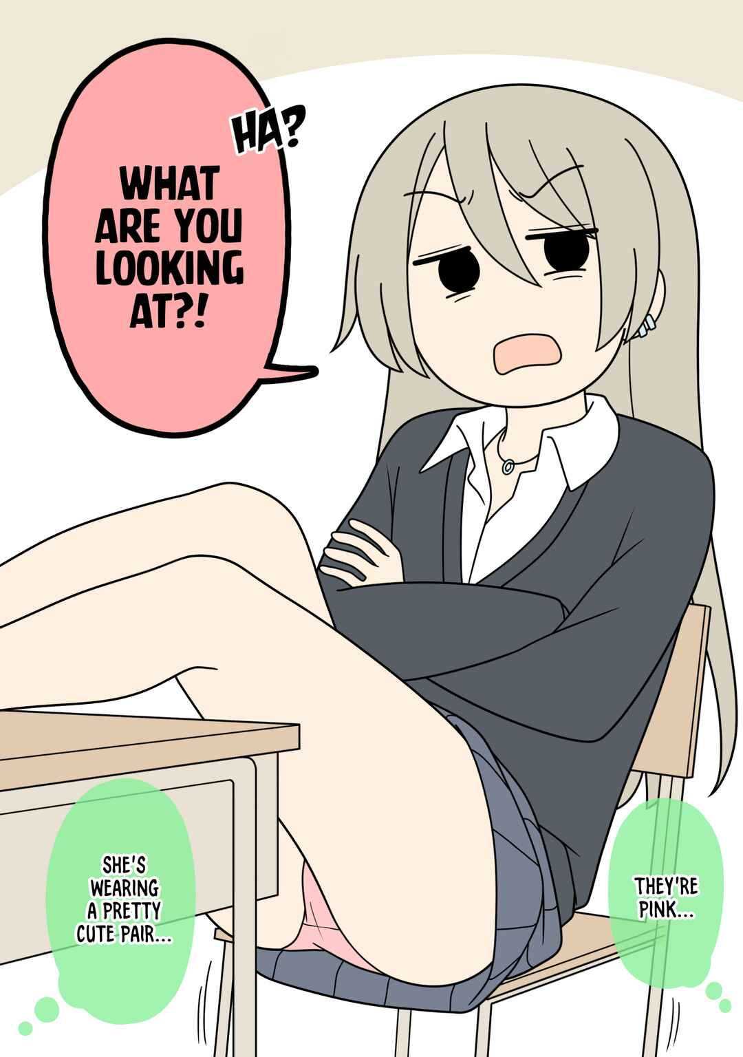 Page 1 Chapter 1 A Delinquent Girl Who Thinks Shes Wearing Spats