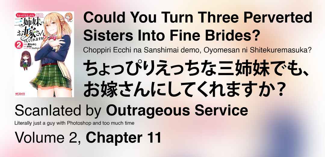 Page 1 Chapter 11 Choppiri Ecchi na Sanshimai Demo, Oyomesan ni Shitekuremasuka?