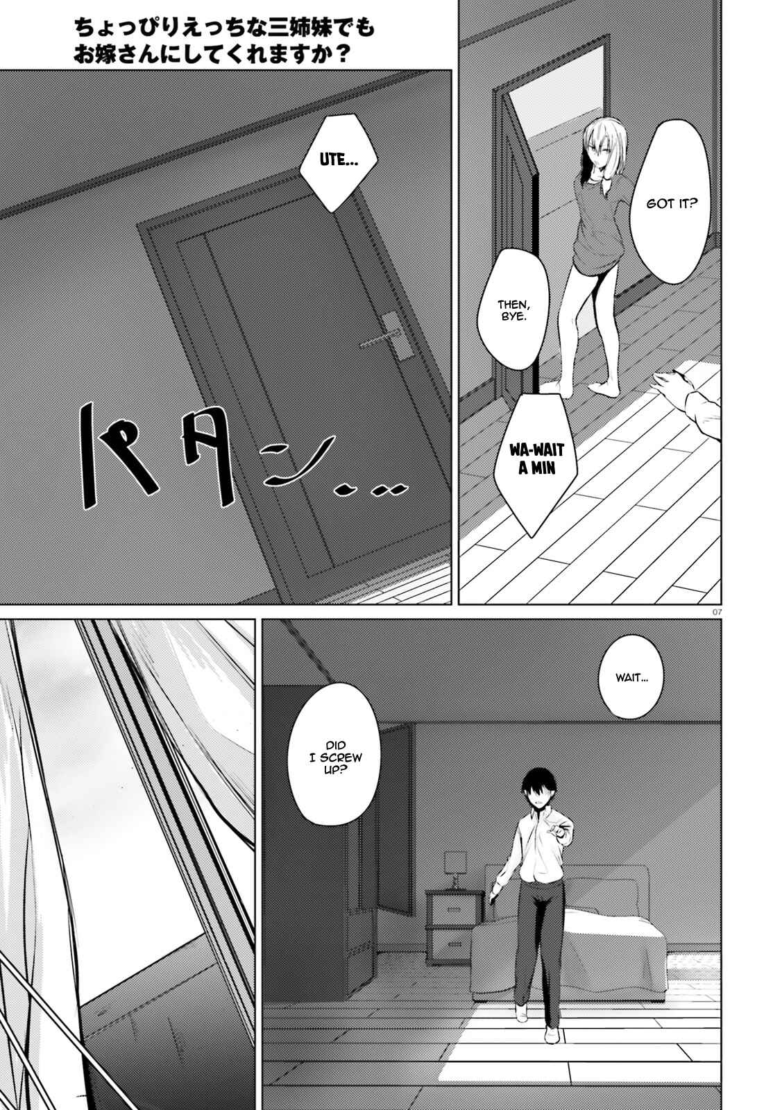 Page 8 Chapter 4 Choppiri Ecchi na Sanshimai Demo, Oyomesan ni Shitekuremasuka?