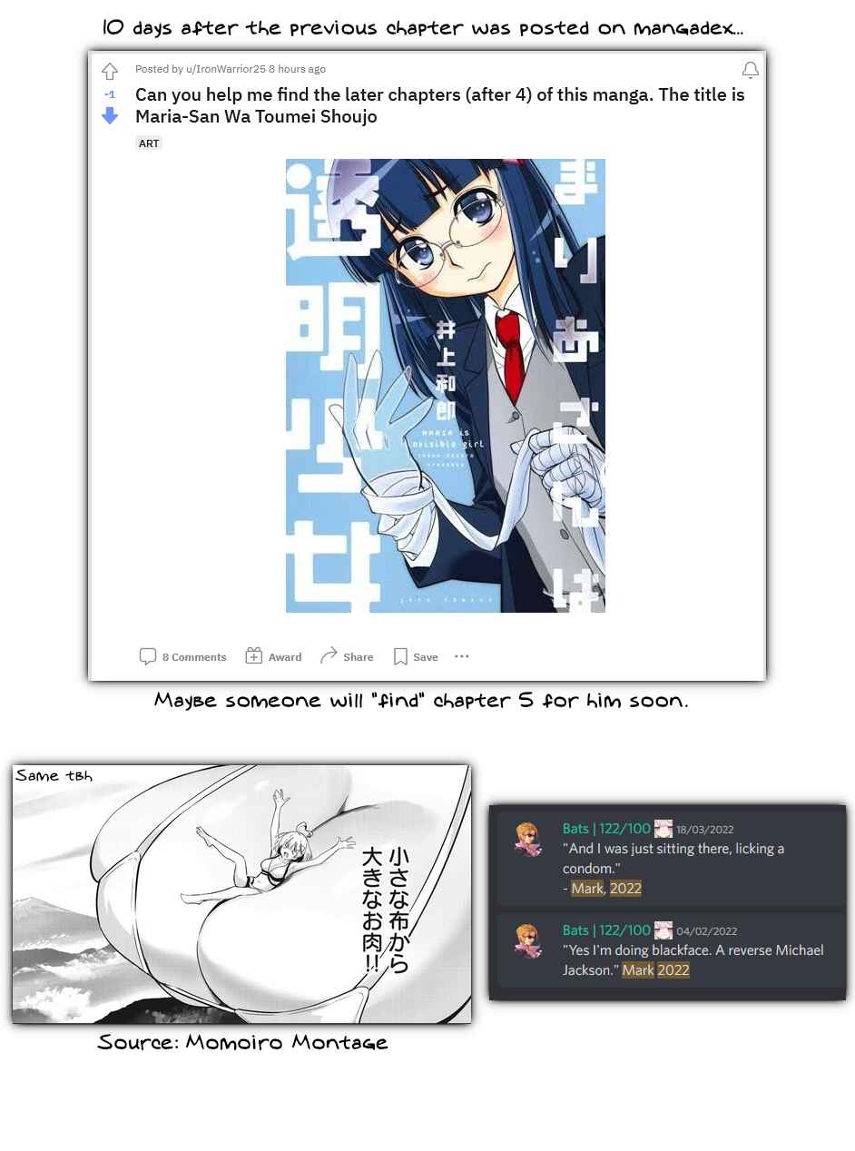 Page 21 Chapter 5 Maria-san wa Toumei Shoujo