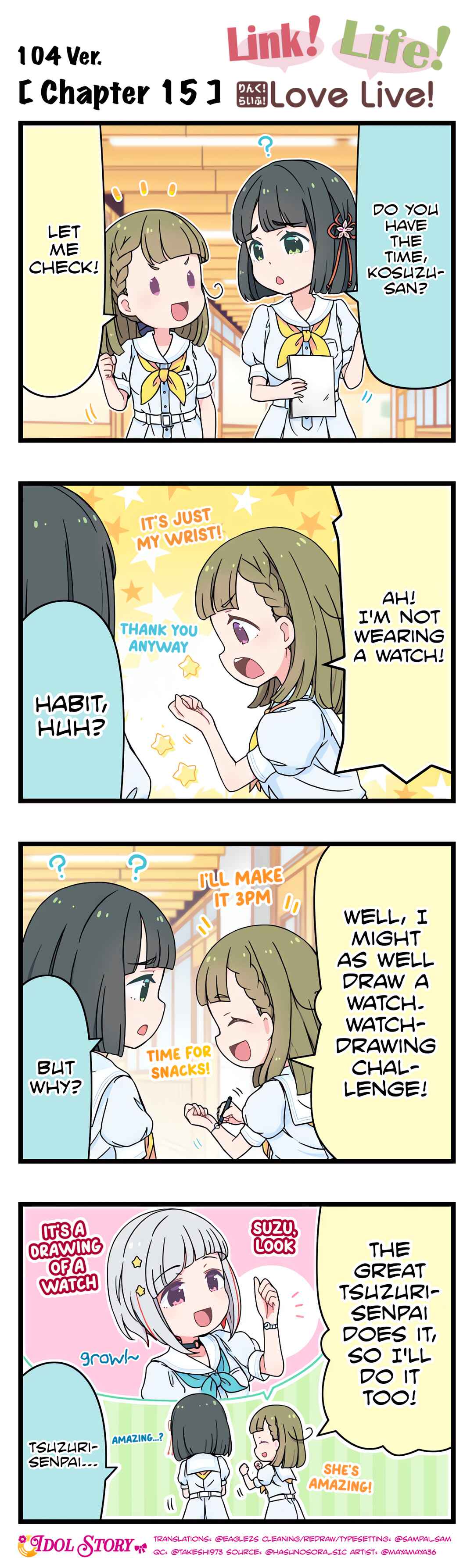 Page 1 Chapter 15 Link! Life! Love Live! 104th Term
