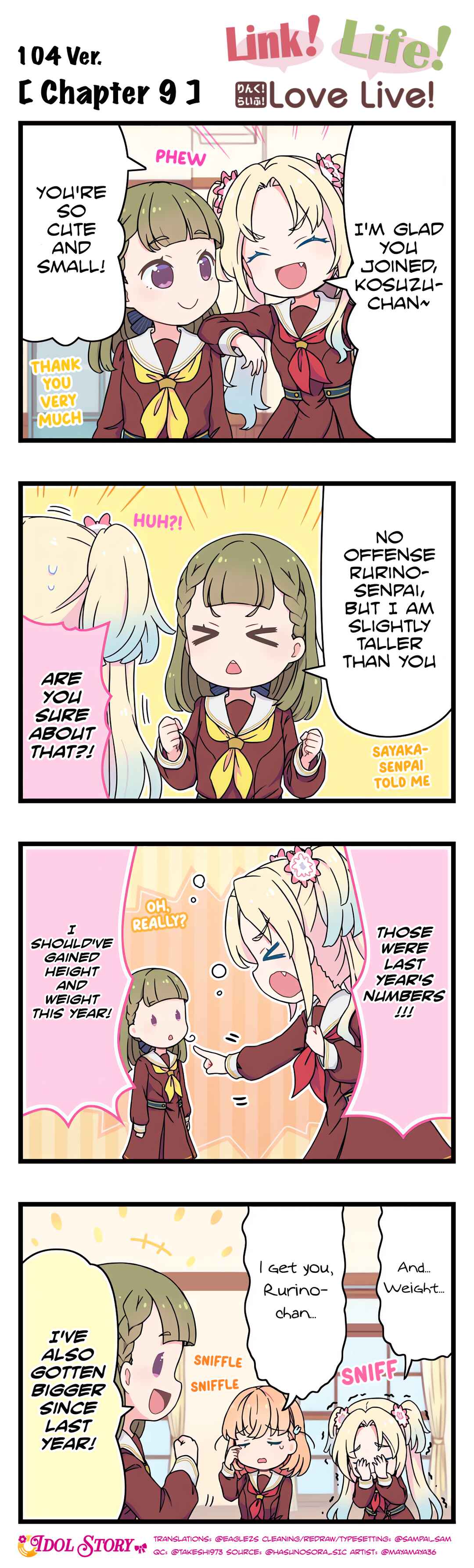 Page 1 Chapter 9 Link! Life! Love Live! 104th Term