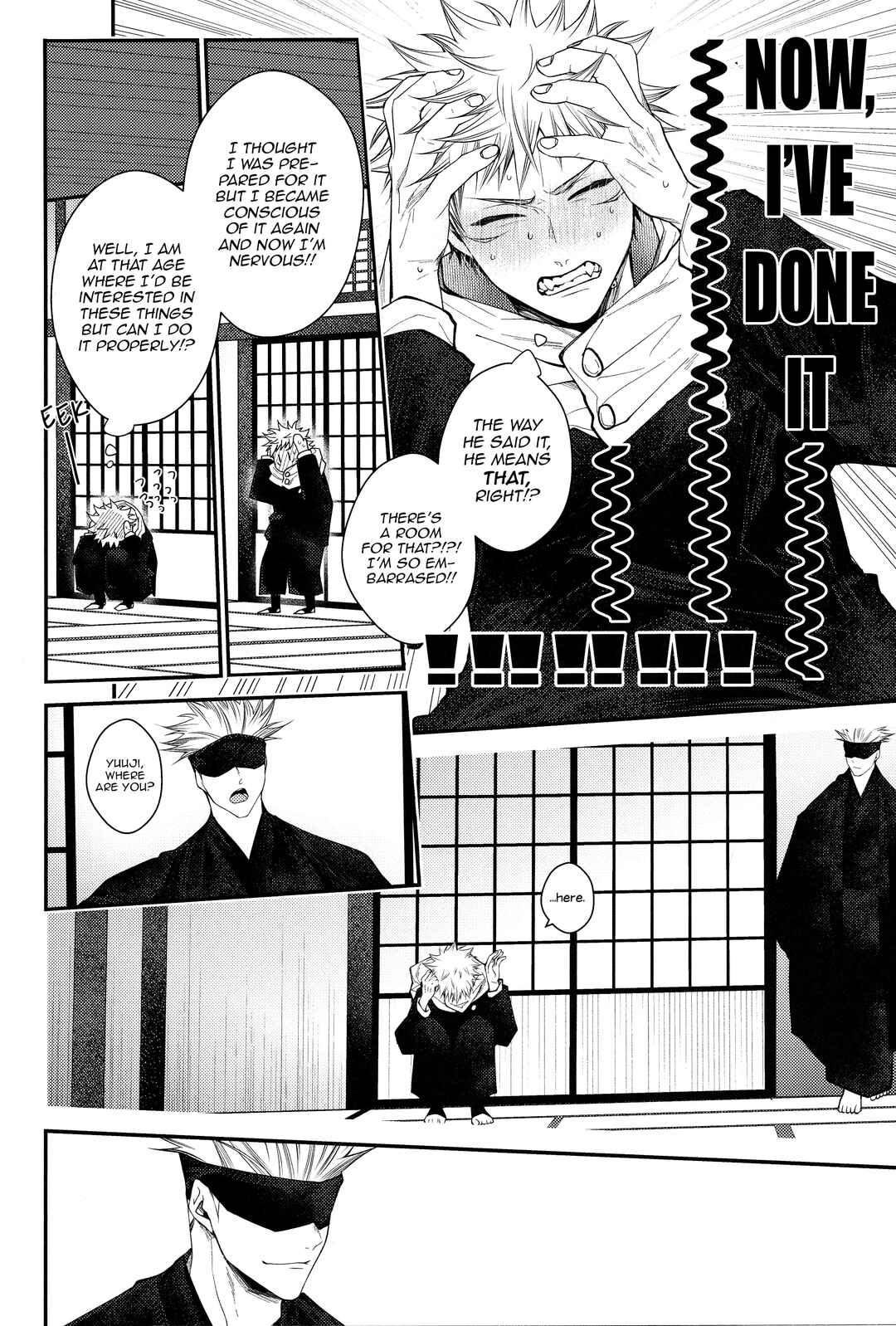 Page 34 Chapter Unknown_4766 Jujutsu Kaisen - Kyoshiki, ￭ No Ryouri Ni Te. (Doujinshi)