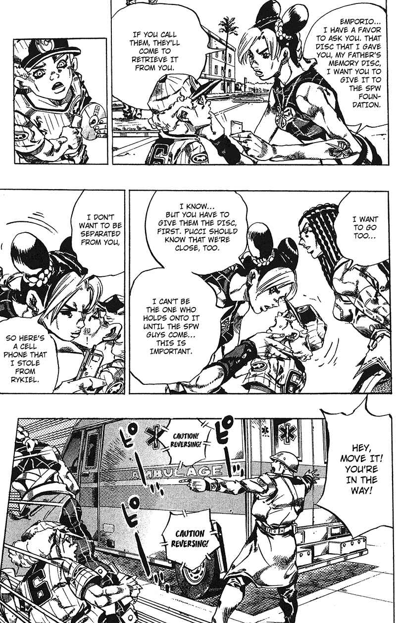 Page 9 Chapter 118 JoJos Bizarre Adventure Part 6 - Stone Ocean