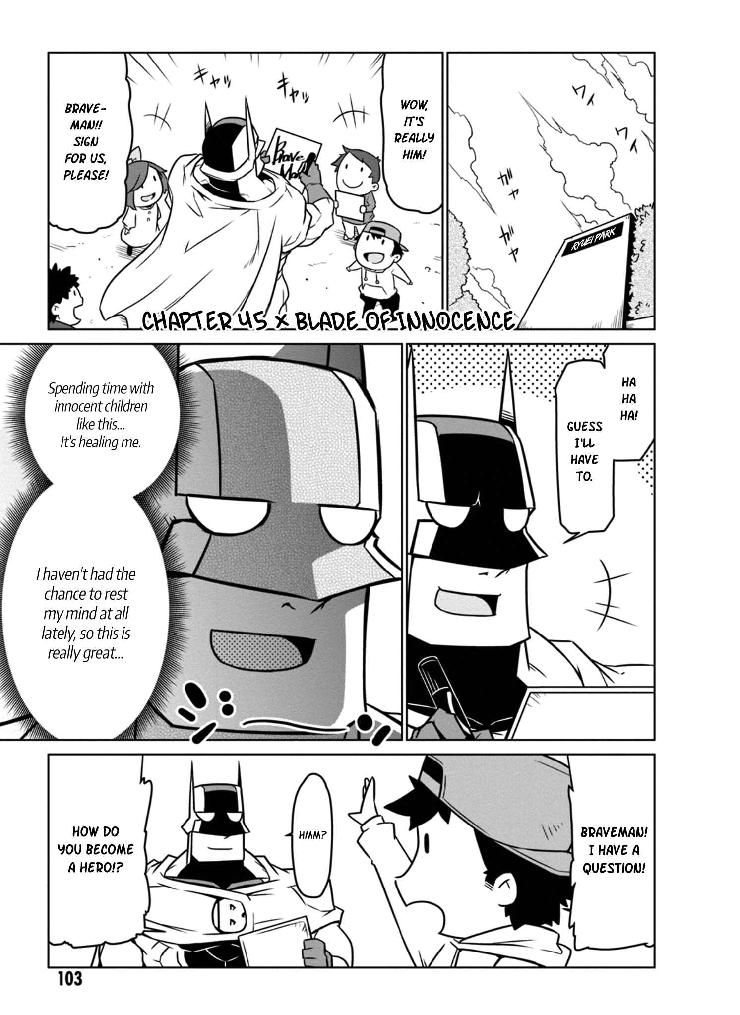 Page 1 Chapter 45 Zannen Jokanbu Black General-san