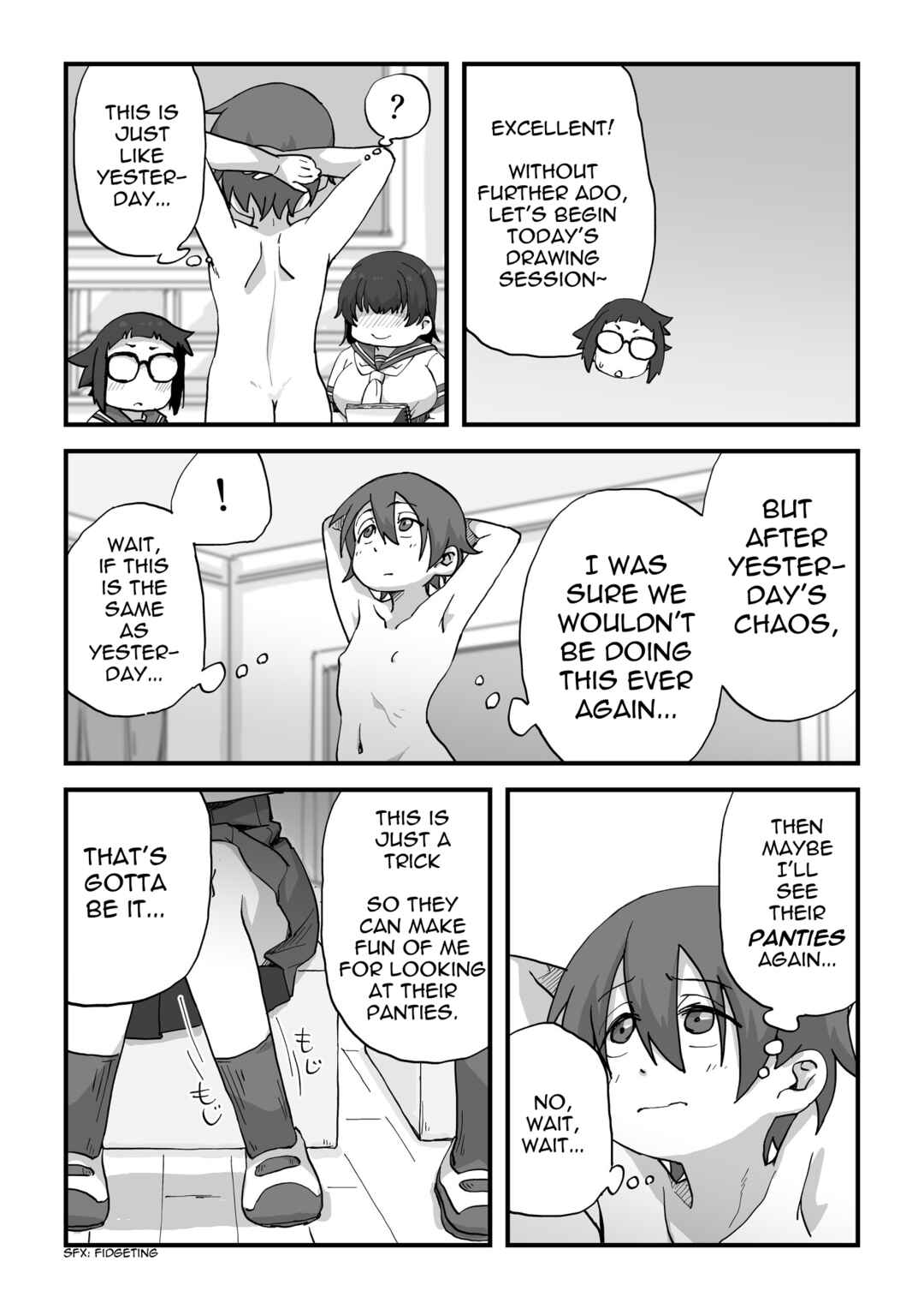 Page 35 Chapter 1 Im the Manga Clubs Naked Model