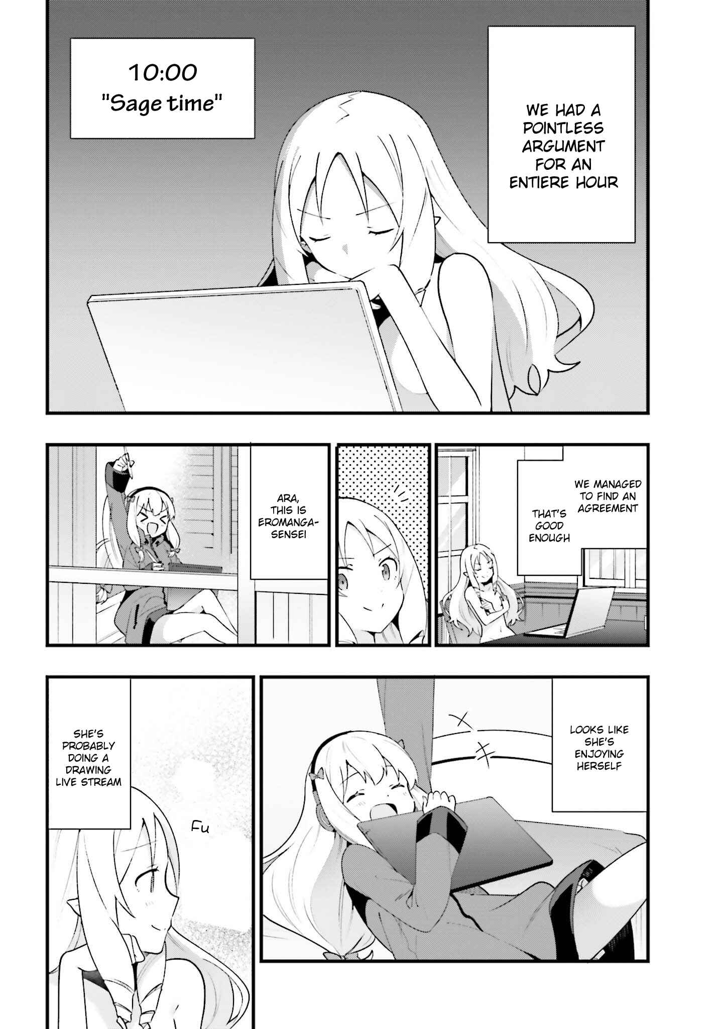 Page 8 Chapter 10 EroManga-Sensei: Yamada Elf-daisensei no Koi suru Junshin Gohan