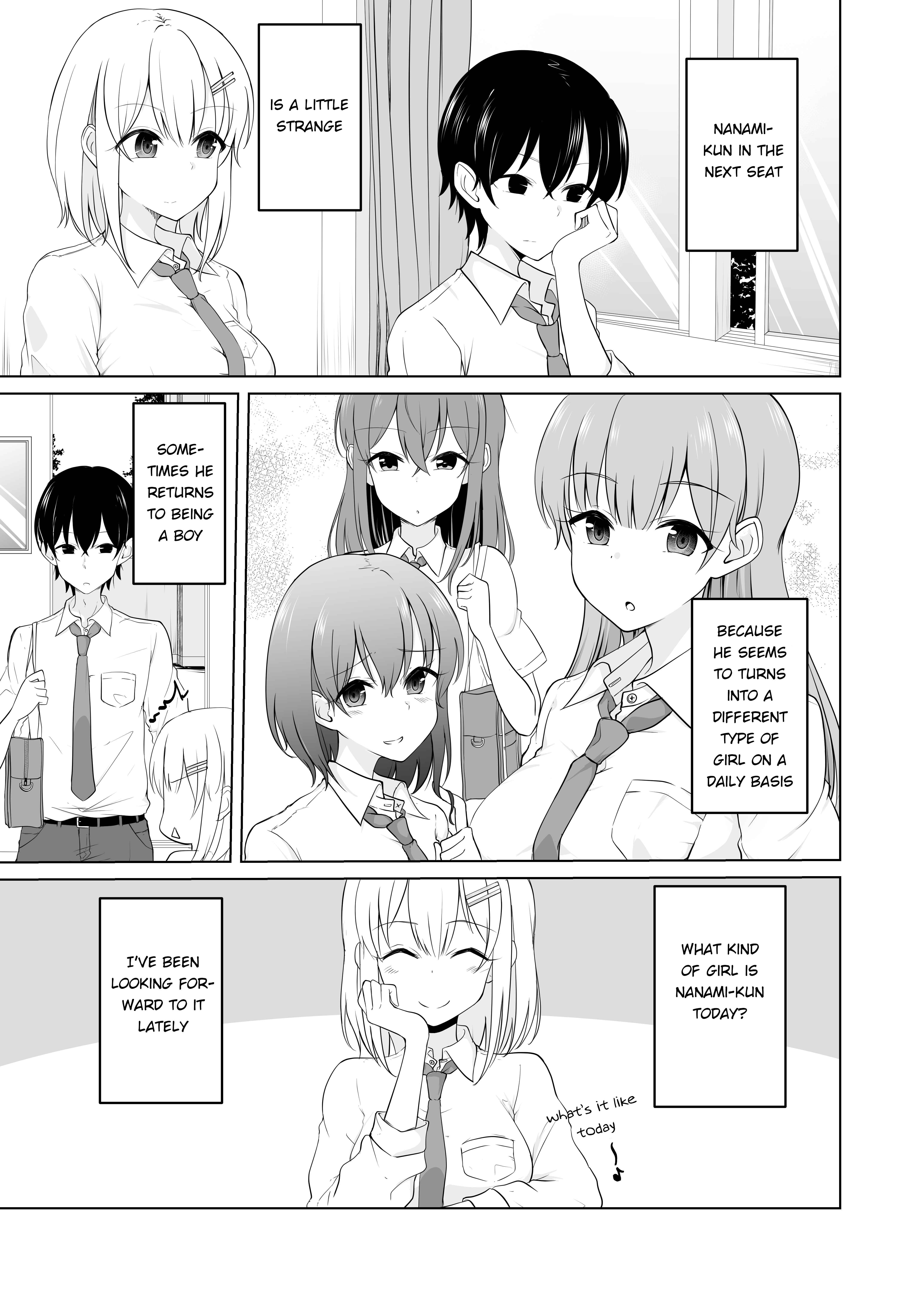 Page 1 Chapter 2 A Story About a Boy Who Randomly Become a Girl of Various Type When He Wakes Up in The Morning