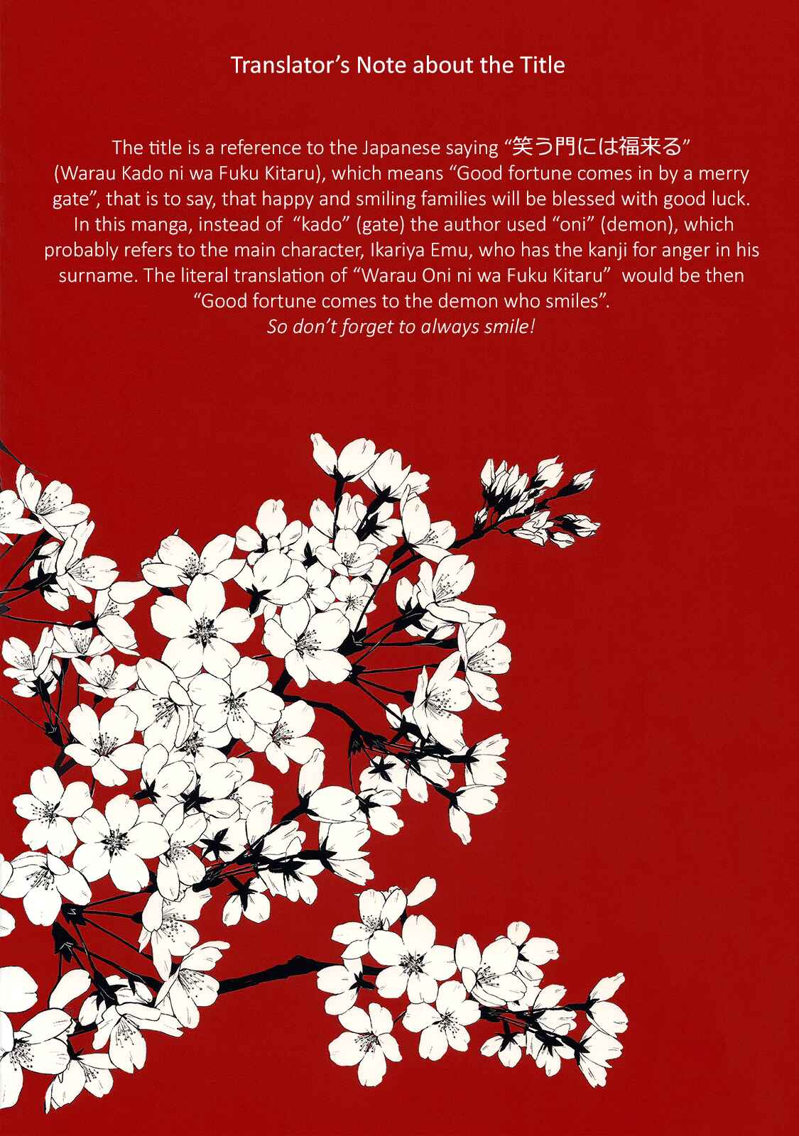 Page 6 Chapter 1 Good Fortune Comes To The Demon Who Smiles