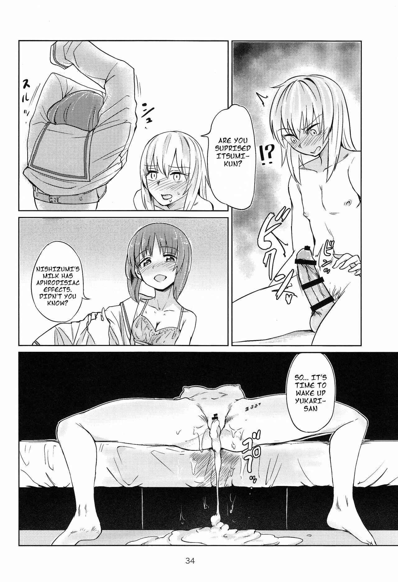 Page 33 Chapter Unknown_de5e Girls und Panzer - Itsumi-kun and Akiyama-san (Doujinshi)