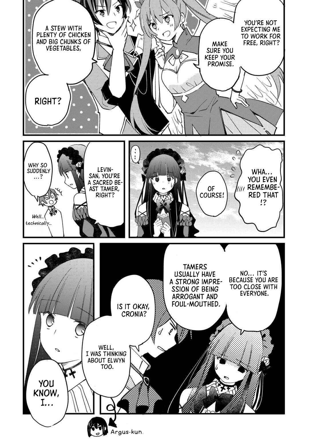 Page 8 Chapter 9 Tokage (Hontou wa Shinryuu) wo Shoukan Shita Seijuu Tsukai, Ryuu no Senaka de Kaitaku Life