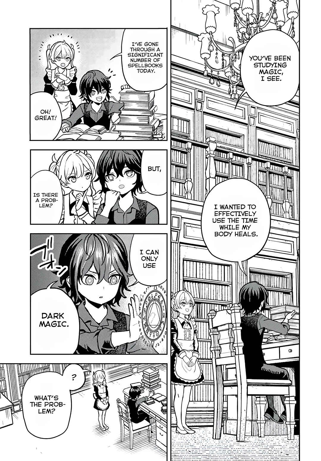 Page 14 Chapter 2.1 Magan no Akuyaku ni Tensei Shita no de Oshi Chara wo Mimamoru Mob wo Mezashimasu