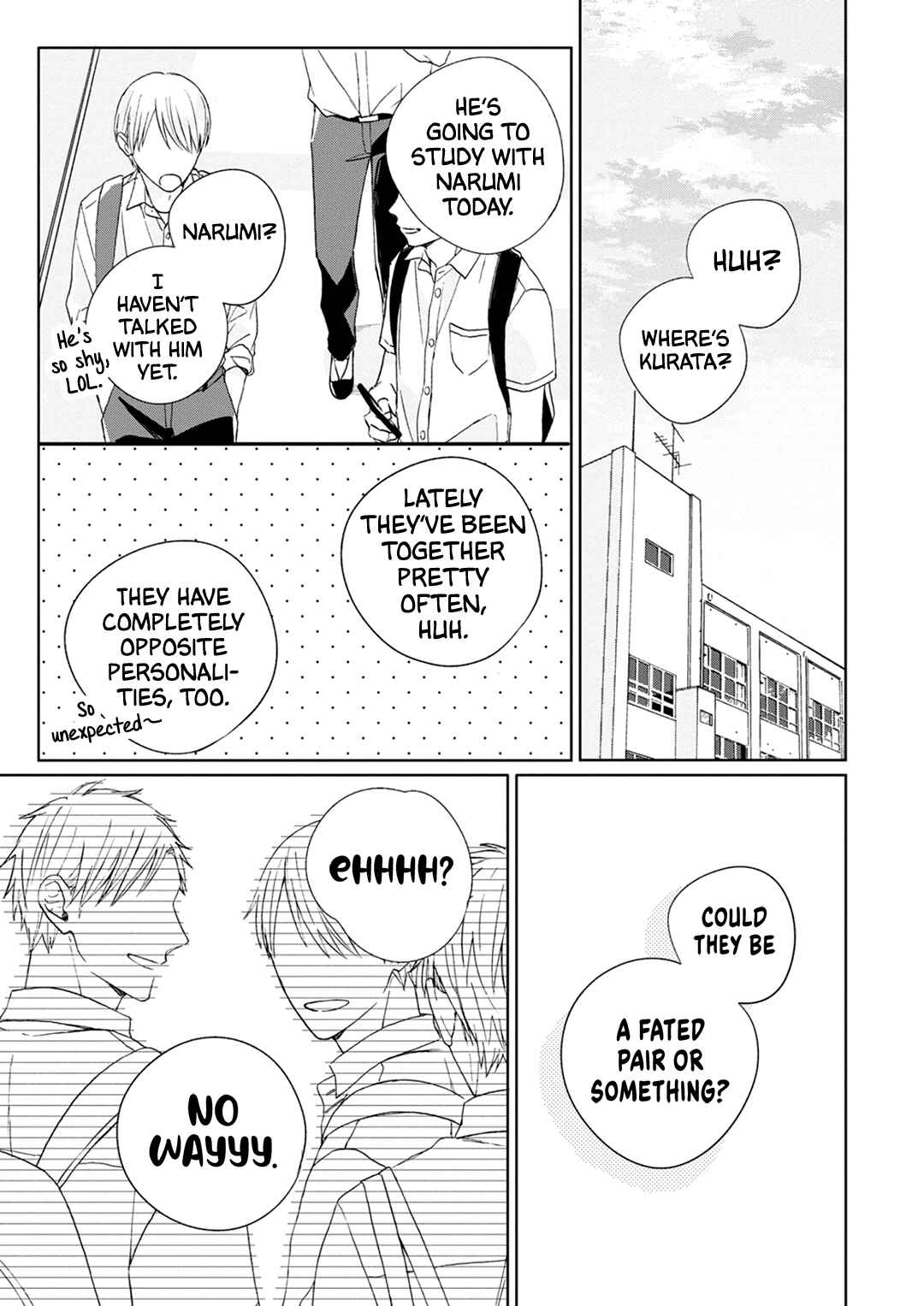 Page 13 Chapter 4 Kimi to Unmei ni Tsuite no Hanashi ga Shitai