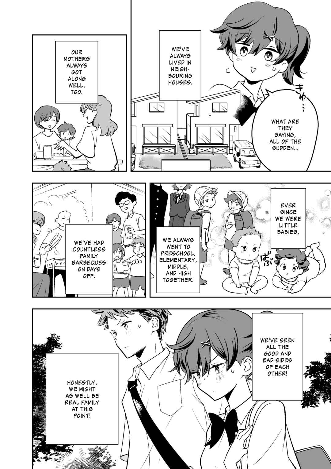 Page 2 Chapter Unknown_1184 Tsukiaitai noni Nakanaka Tsukiaenai Osananajimi no Hanashi