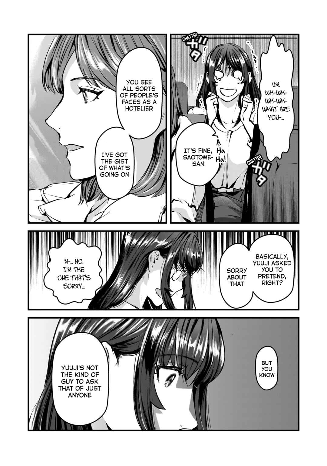 Page 21 Chapter 28 Tsuki 50-man Moratte mo Ikigai no nai Tonari no Onee-san ni 30-man de Yatowarete Okaeri tte Iu Oshigoto ga Tanoshii