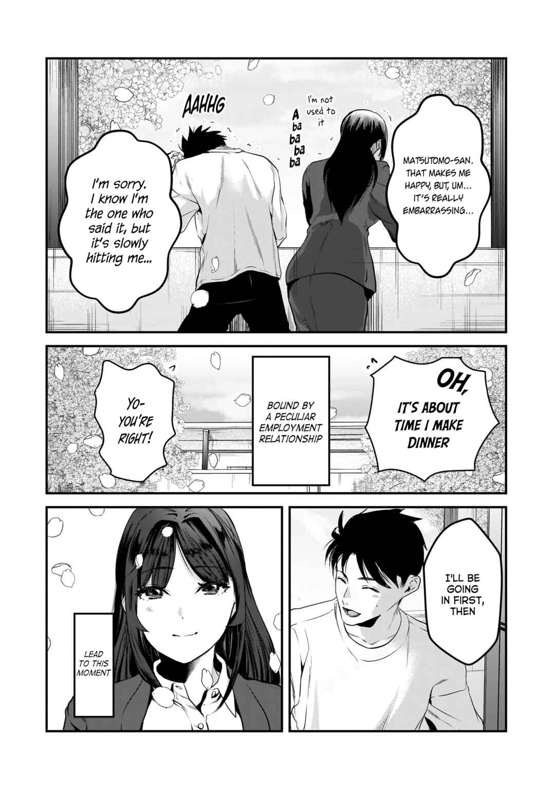 Page 35 Chapter 30 Tsuki 50-man Moratte mo Ikigai no nai Tonari no Onee-san ni 30-man de Yatowarete Okaeri tte Iu Oshigoto ga Tanoshii