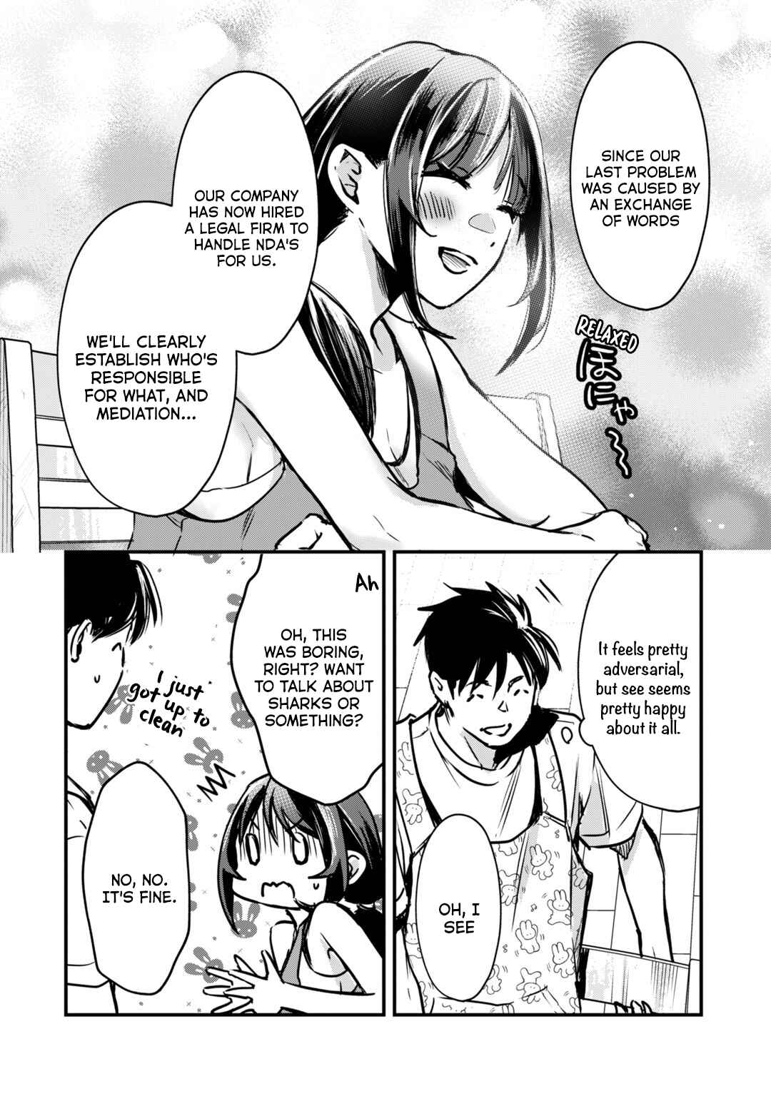 Page 21 Chapter 15 Tsuki 50-man Moratte mo Ikigai no nai Tonari no Onee-san ni 30-man de Yatowarete Okaeri tte Iu Oshigoto ga Tanoshii
