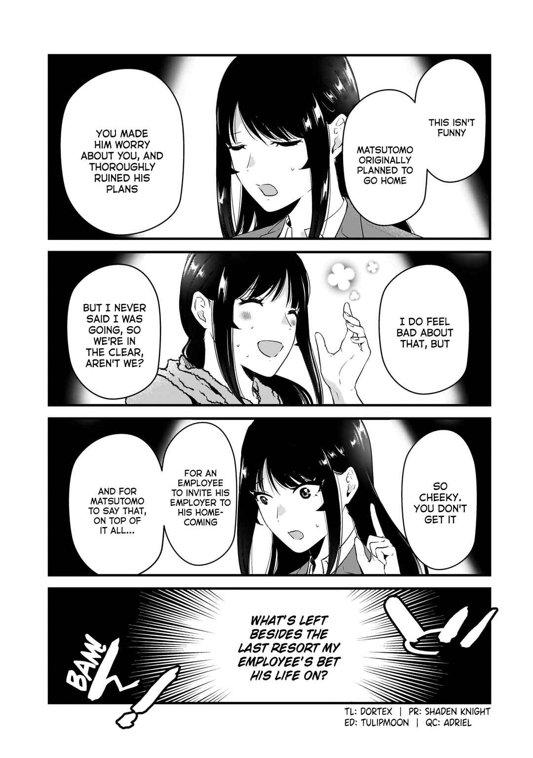 Page 4 Chapter 26 Tsuki 50-man Moratte mo Ikigai no nai Tonari no Onee-san ni 30-man de Yatowarete Okaeri tte Iu Oshigoto ga Tanoshii