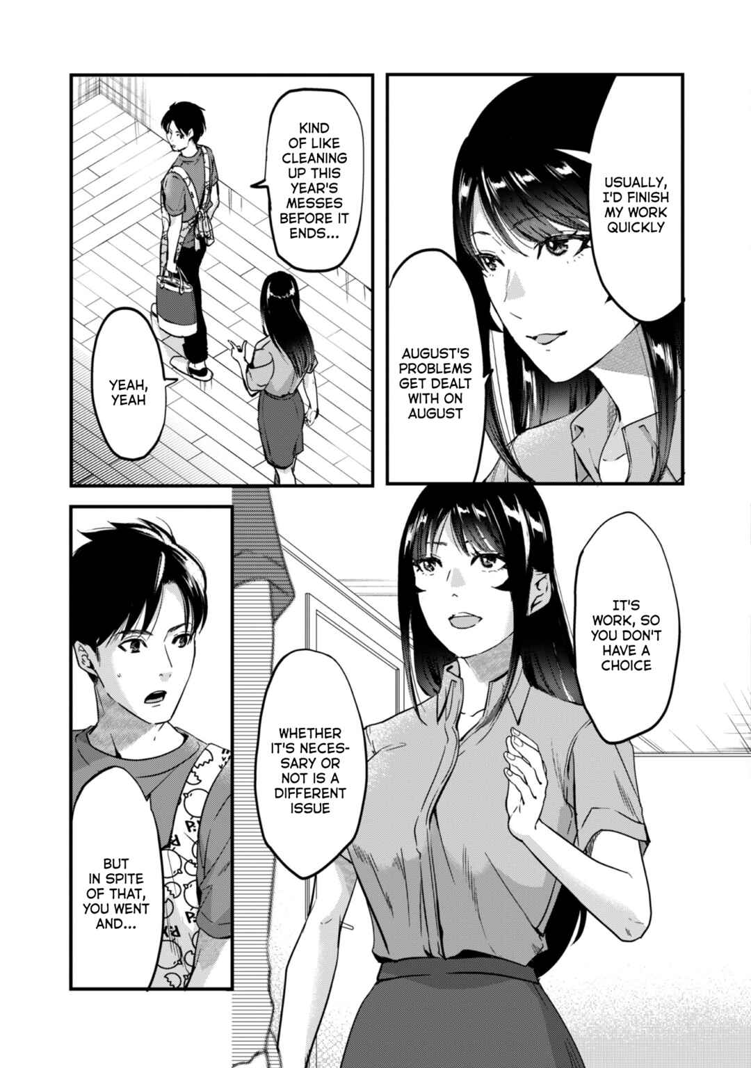 Page 4 Chapter 22 Tsuki 50-man Moratte mo Ikigai no nai Tonari no Onee-san ni 30-man de Yatowarete Okaeri tte Iu Oshigoto ga Tanoshii